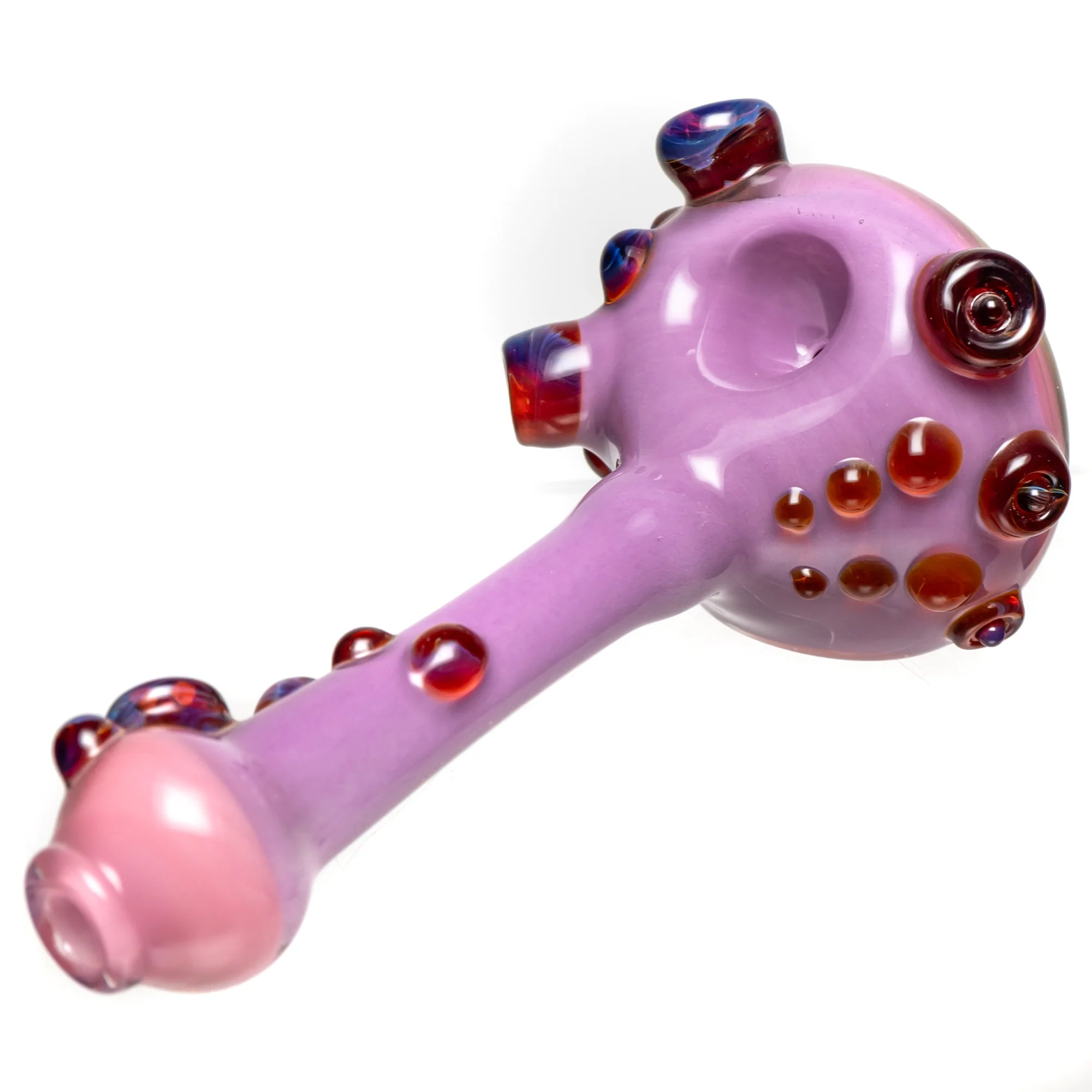 Orian - Honeycomb Spoon -  Pink & Purple w/ Amber Purple - Image 2