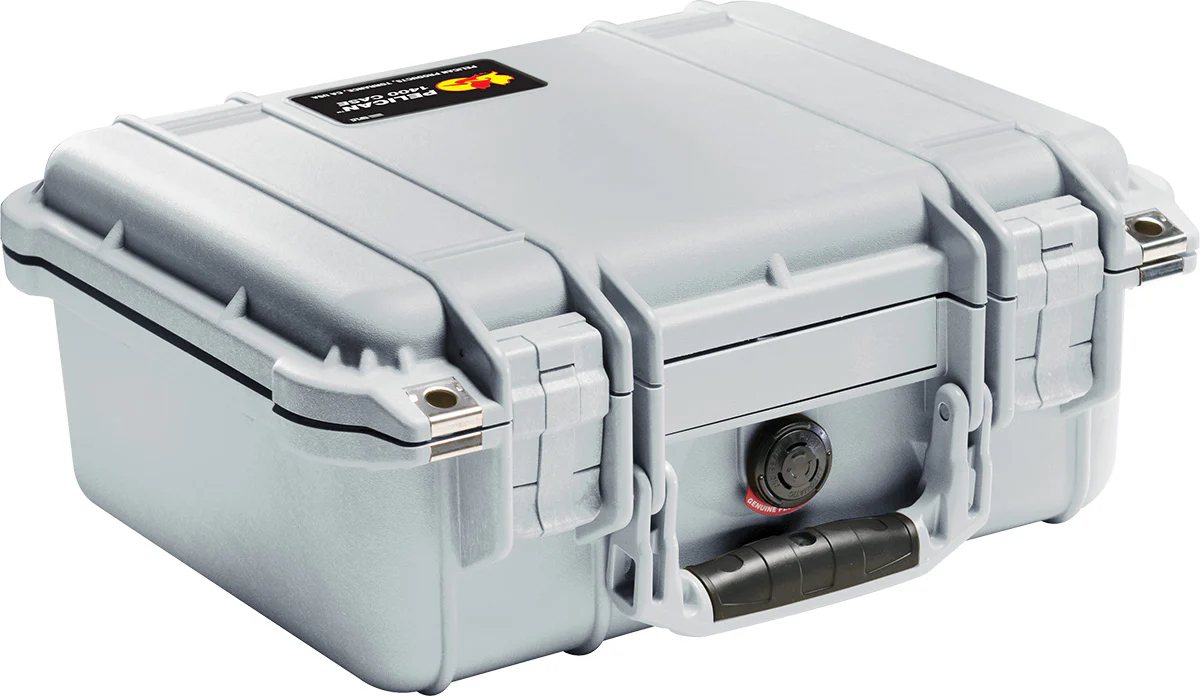 Pelican - 1400 Protector Case - Silver