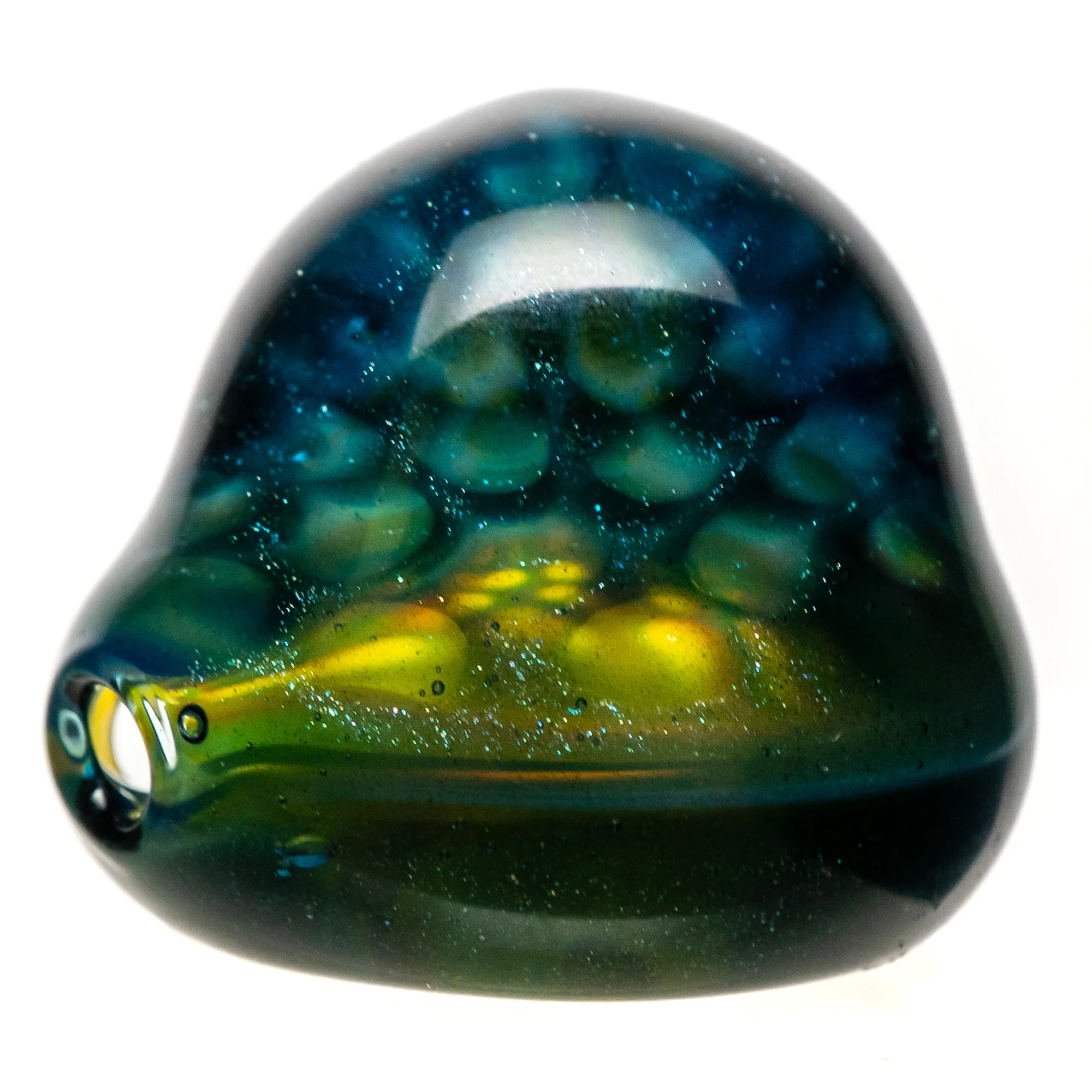 Pendant - Fumed Honeycomb & Blue Stardust - Image 2