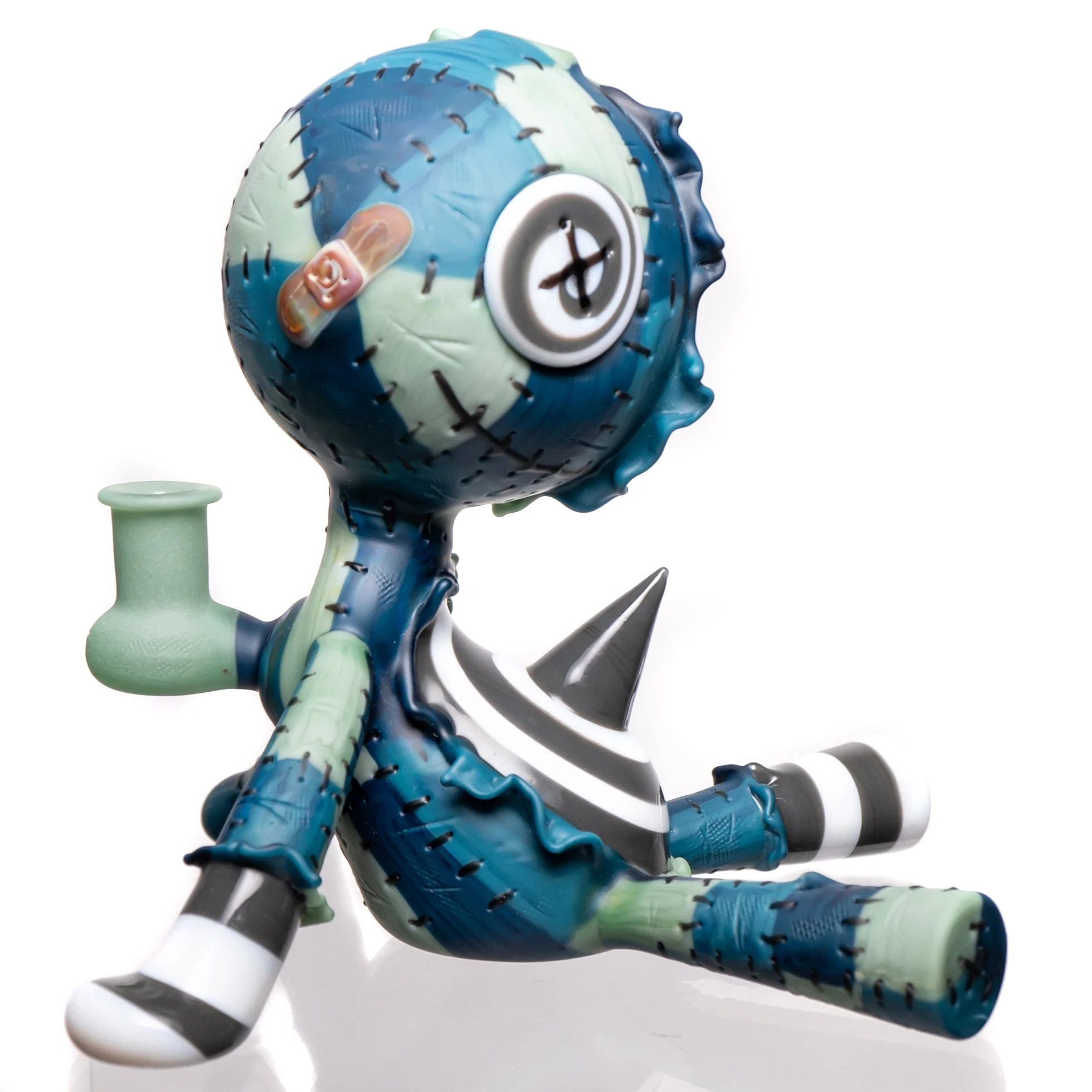Peter Muller - Quilted Doll  - Spikes - Portland Grey & Lotus White - Image 4