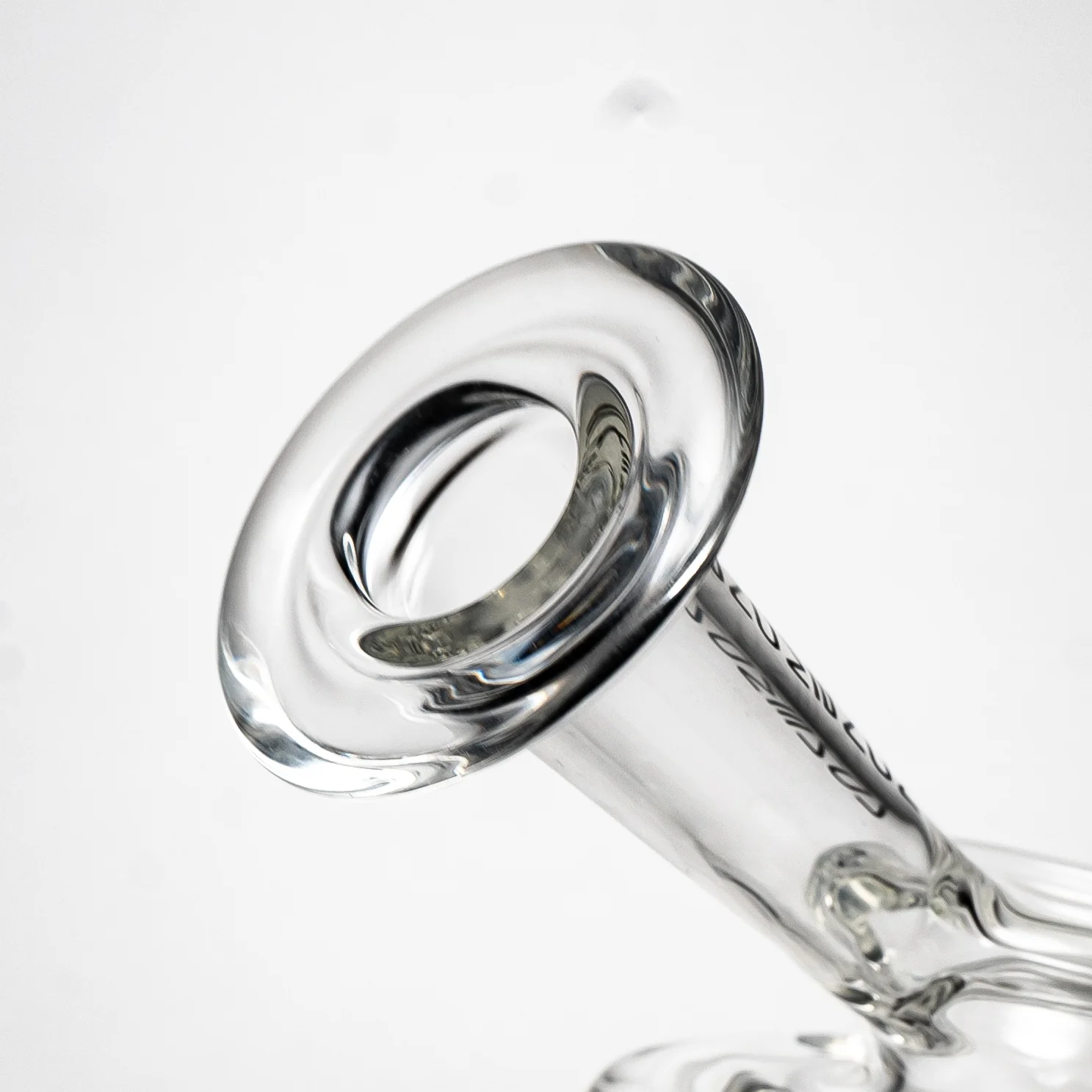 Phenomenon Glass - Angled Neck Spin Bubbler - Manatee - Image 3