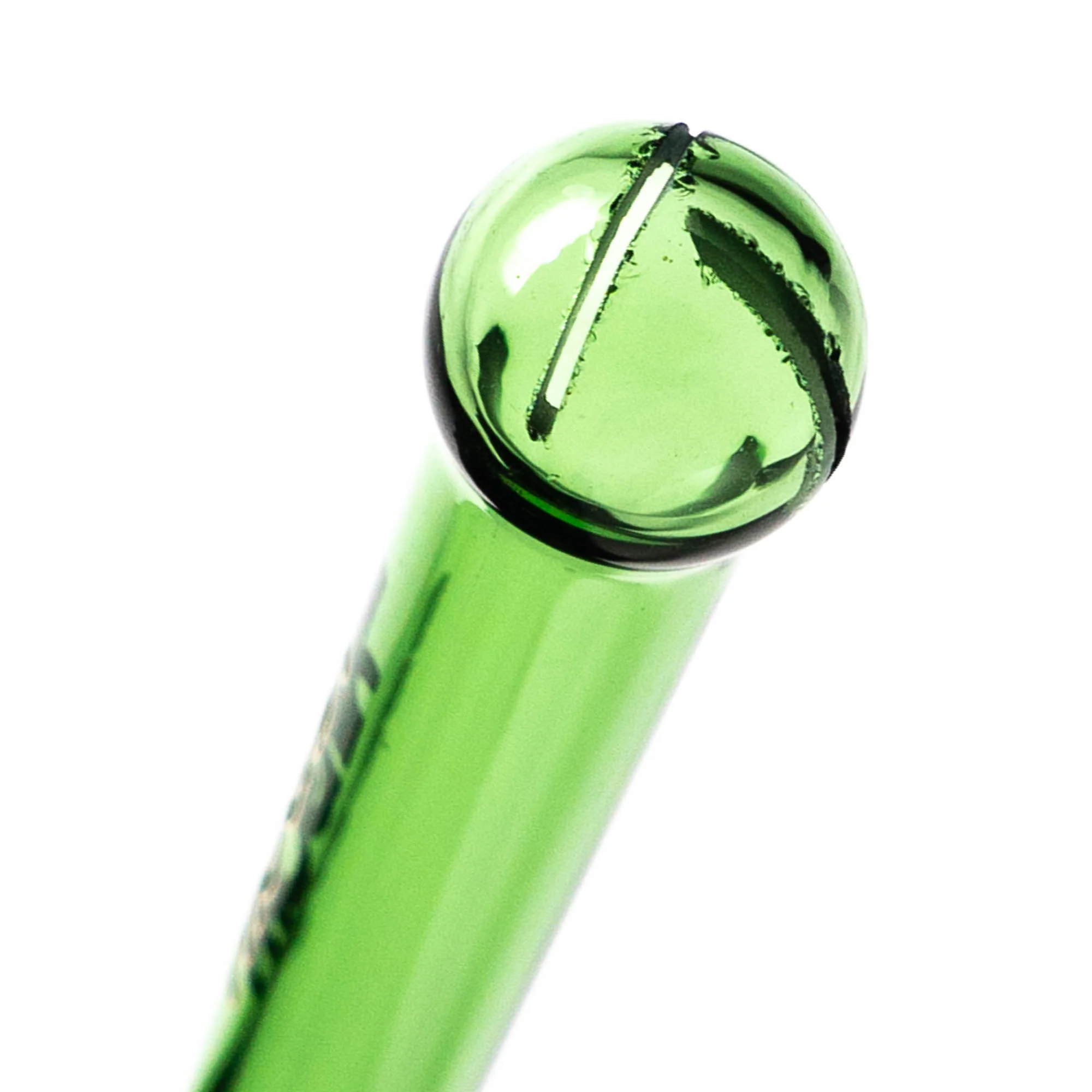 Phoenix Star - 16" Beaker w/ Ice Pinch - 7mm - Green & Pink - Image 8