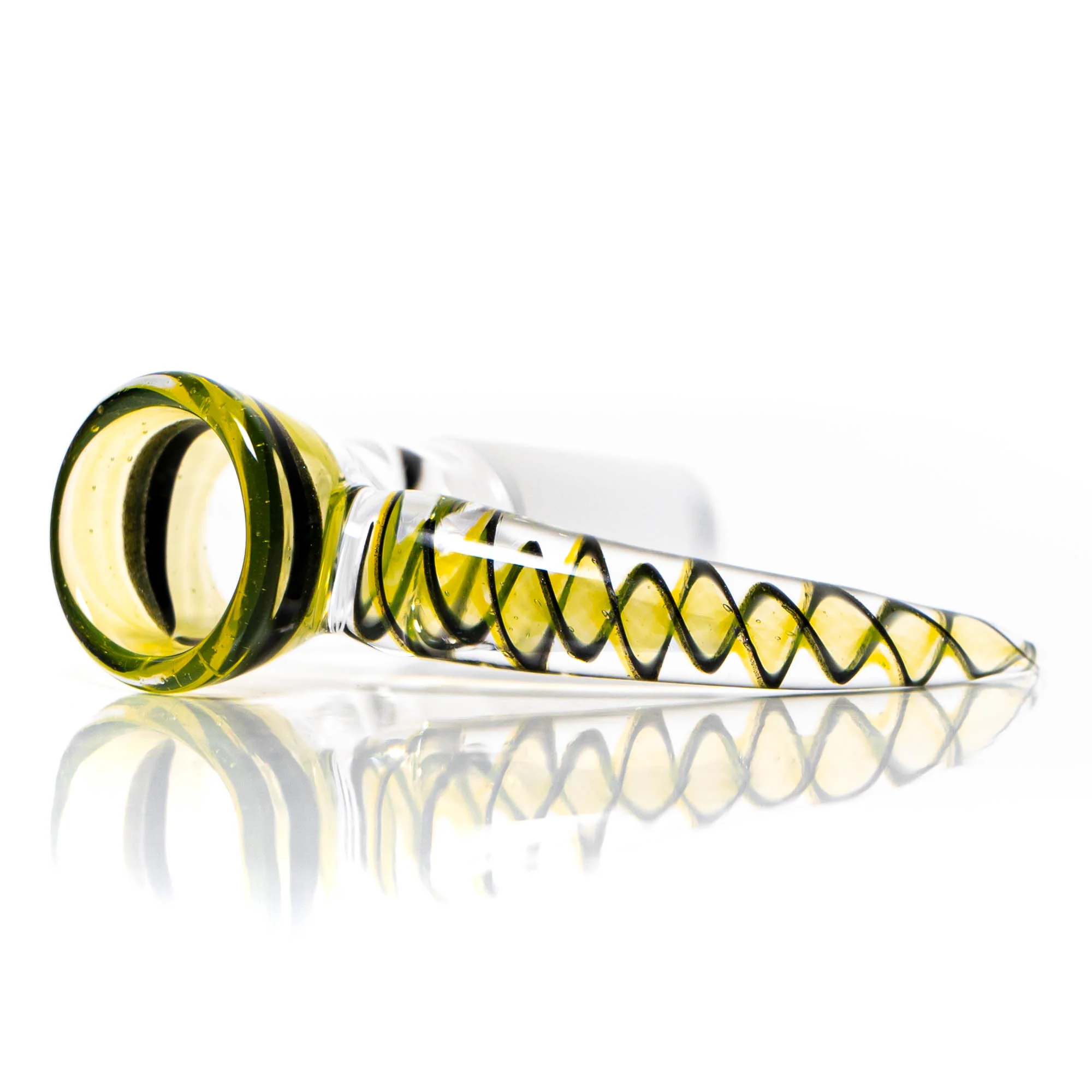 Pho_Sco - 5 Hole Linework Downstem Set - 18/14mm - 6" - Lemon Drop, Steelwool & Black - Image 4