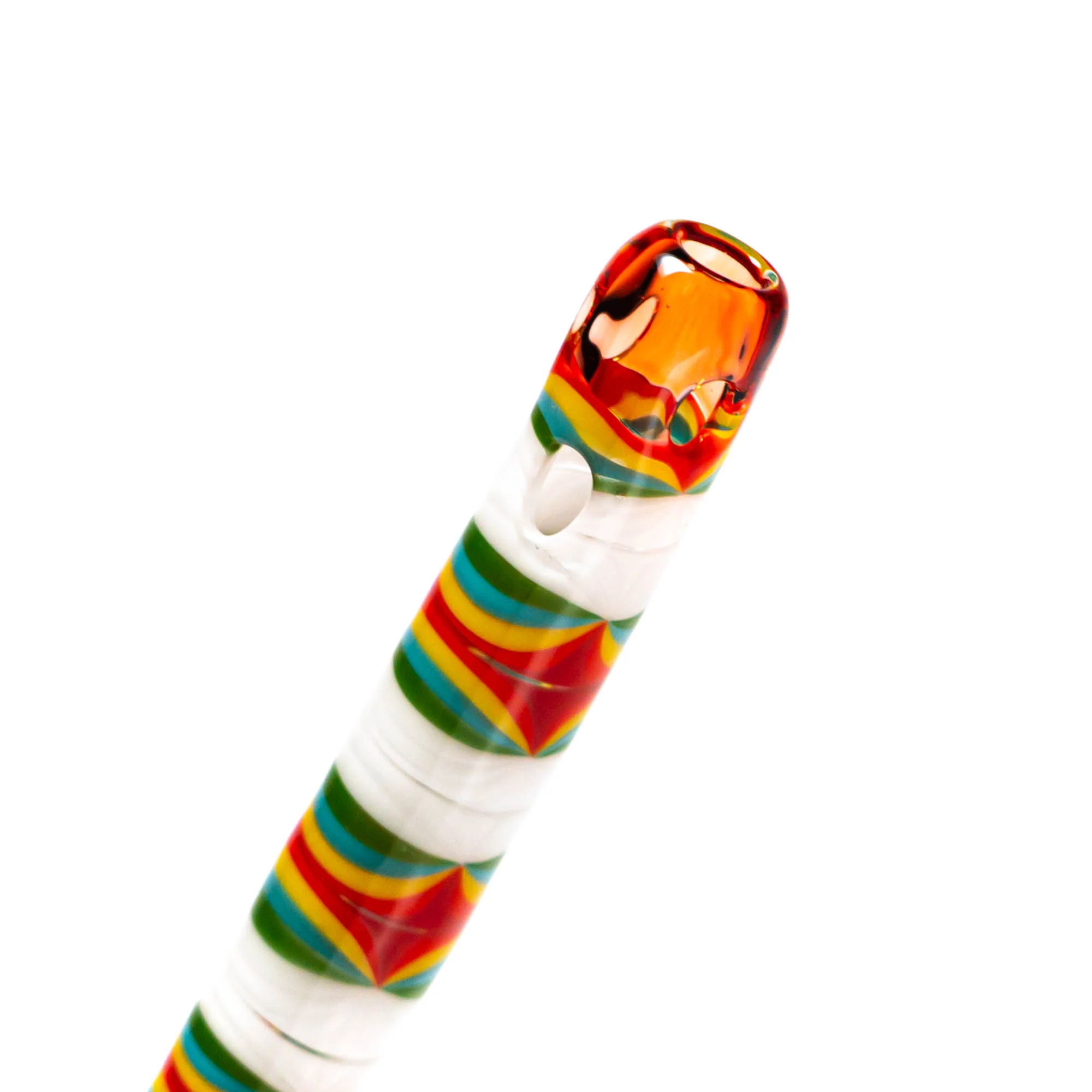 Pho_Sco - 5 Hole Linework Downstem Set - 18/14mm - 6" - Rainbow Rasta - Image 2