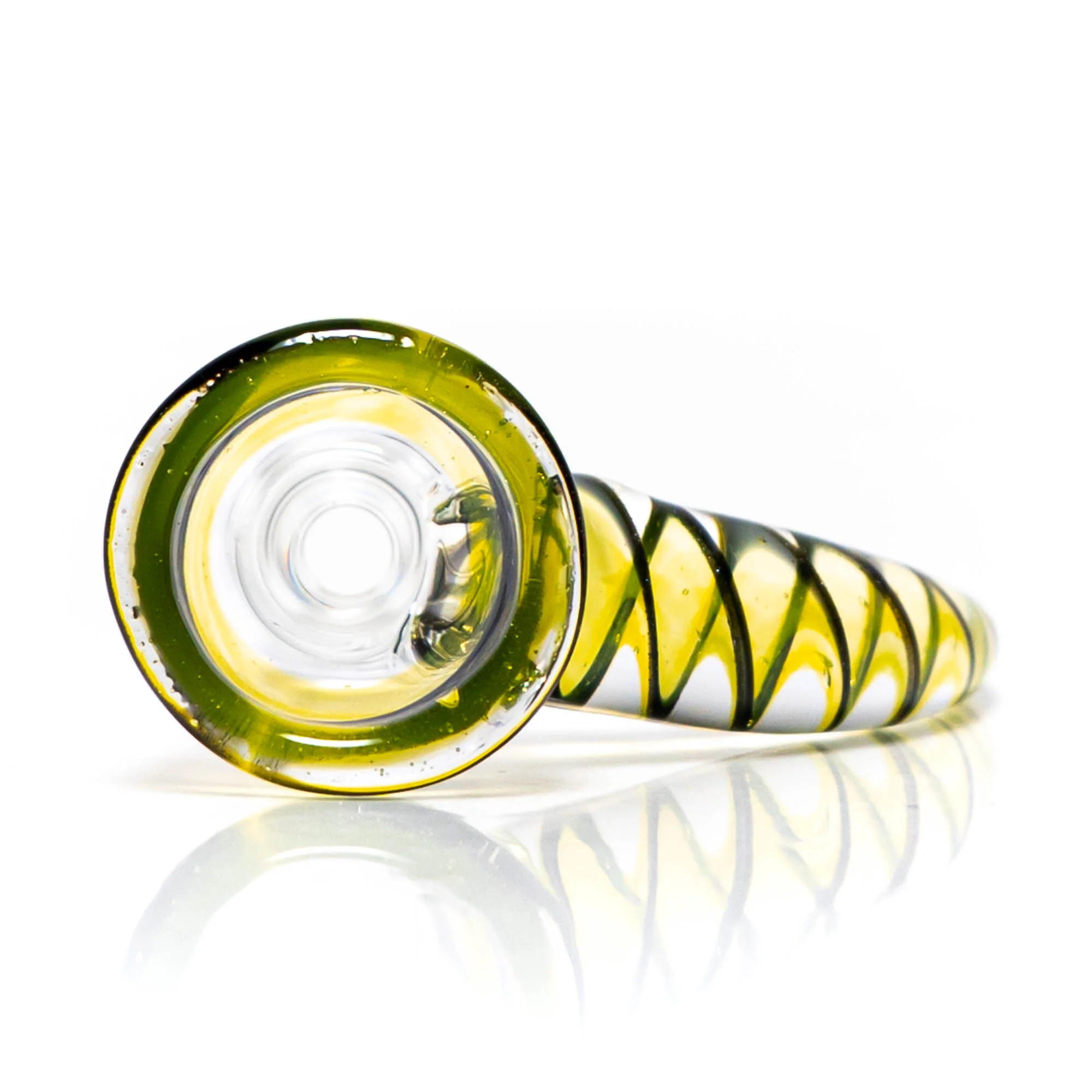 Pho_Sco - Single Hole Linework Horn Slide - 14mm - Lemon Drop, Steelwool & Black #5 - Image 2