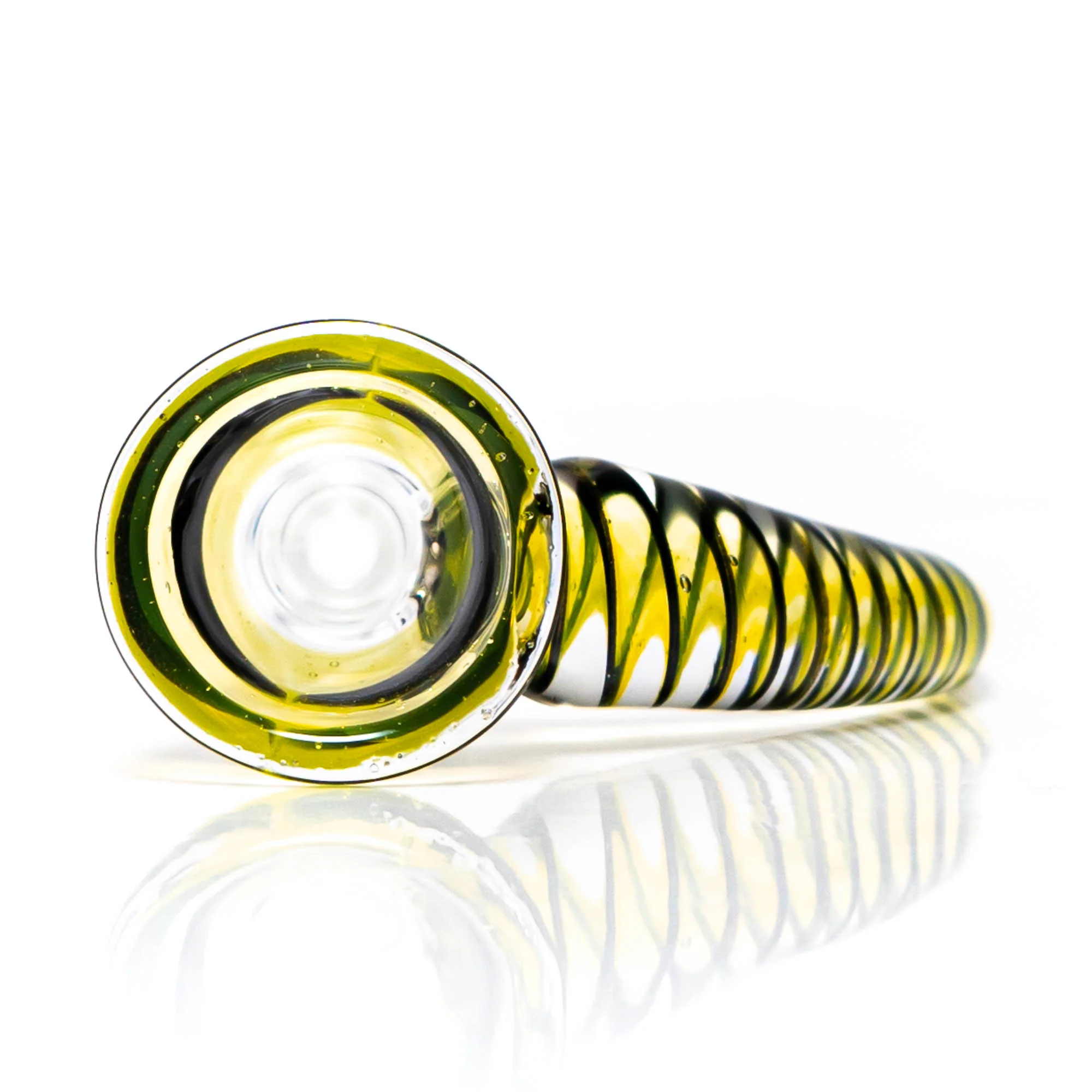 Pho_Sco - Single Hole Linework Horn Slide - 14mm - Lemon Drop, Steelwool & Black #7 - Image 2