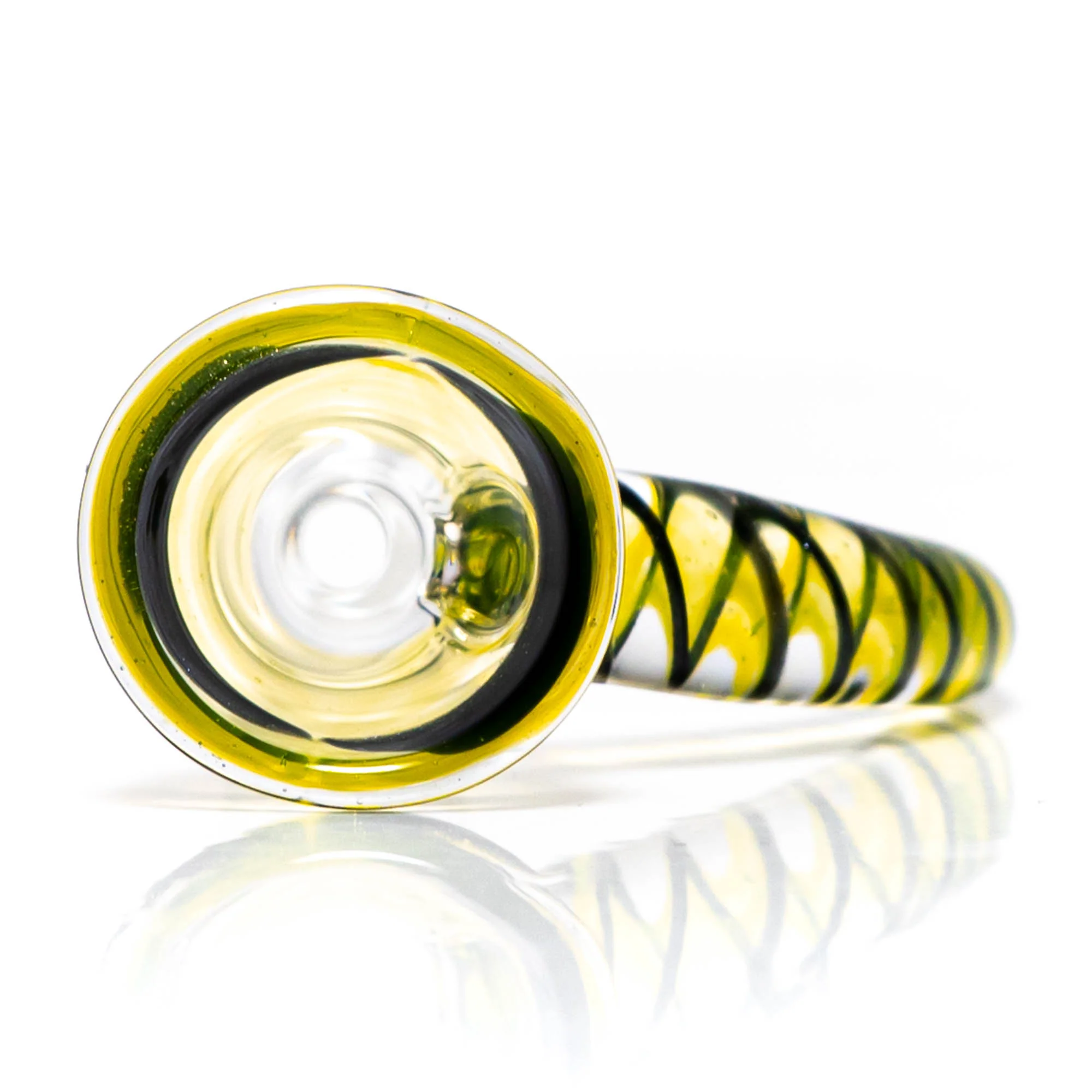 Pho_Sco - Single Hole Linework Horn Slide - 14mm - Lemon Drop, Steelwool & Black #9 - Image 2