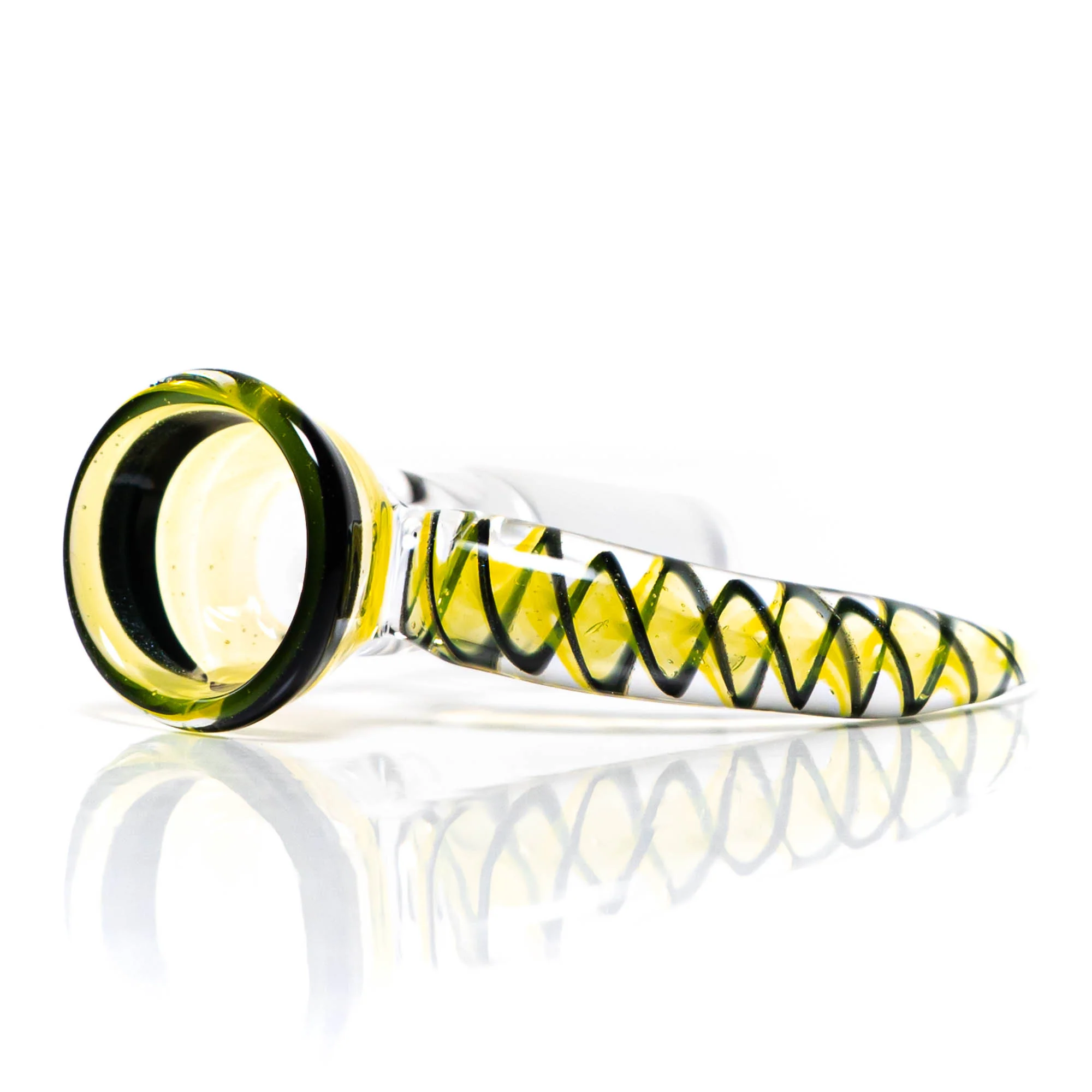 Pho_Sco - Single Hole Linework Horn Slide - 14mm - Lemon Drop, Steelwool & Black #9 - Image 3