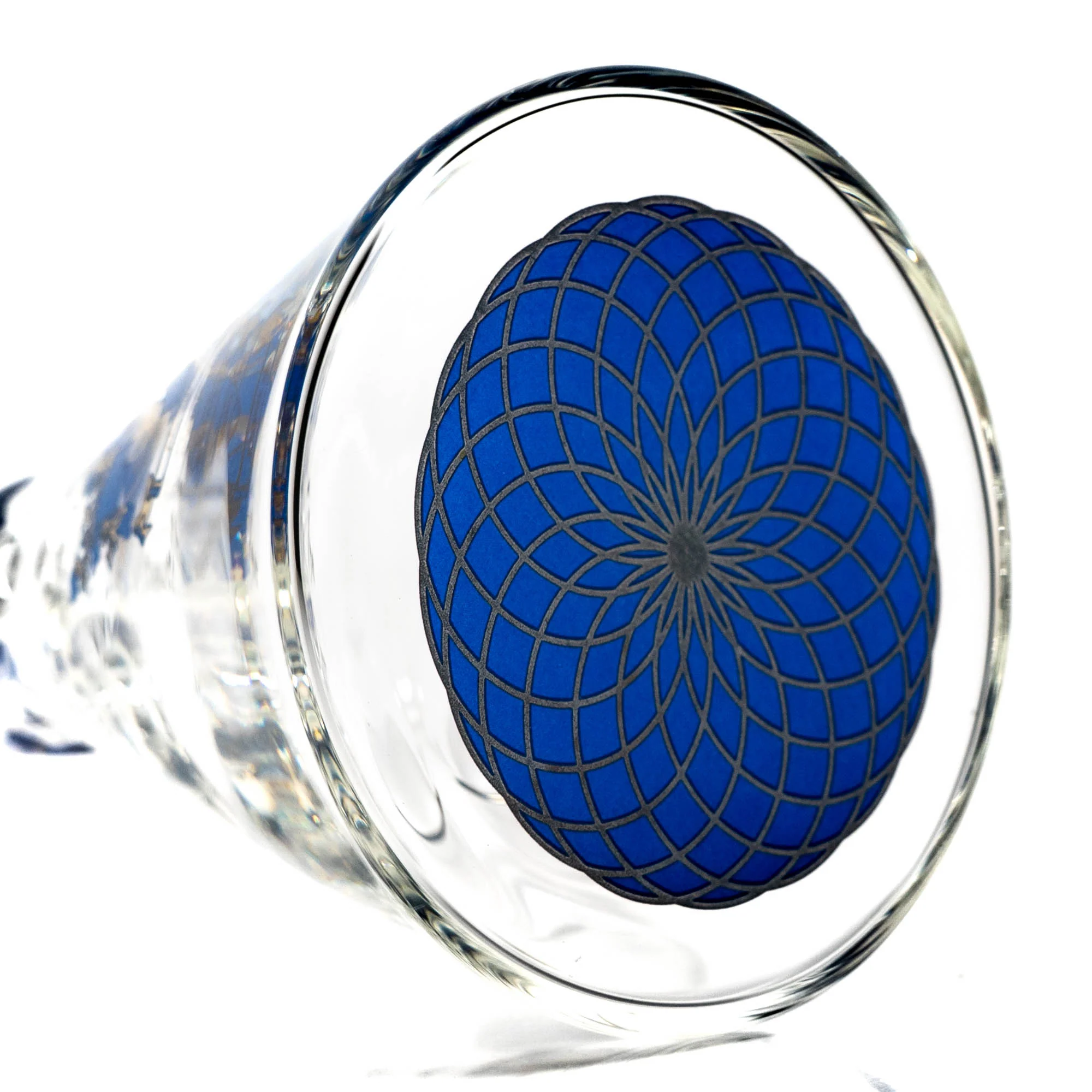 Phoenix Star - 10" Beaker - Blue & Gold - Image 8