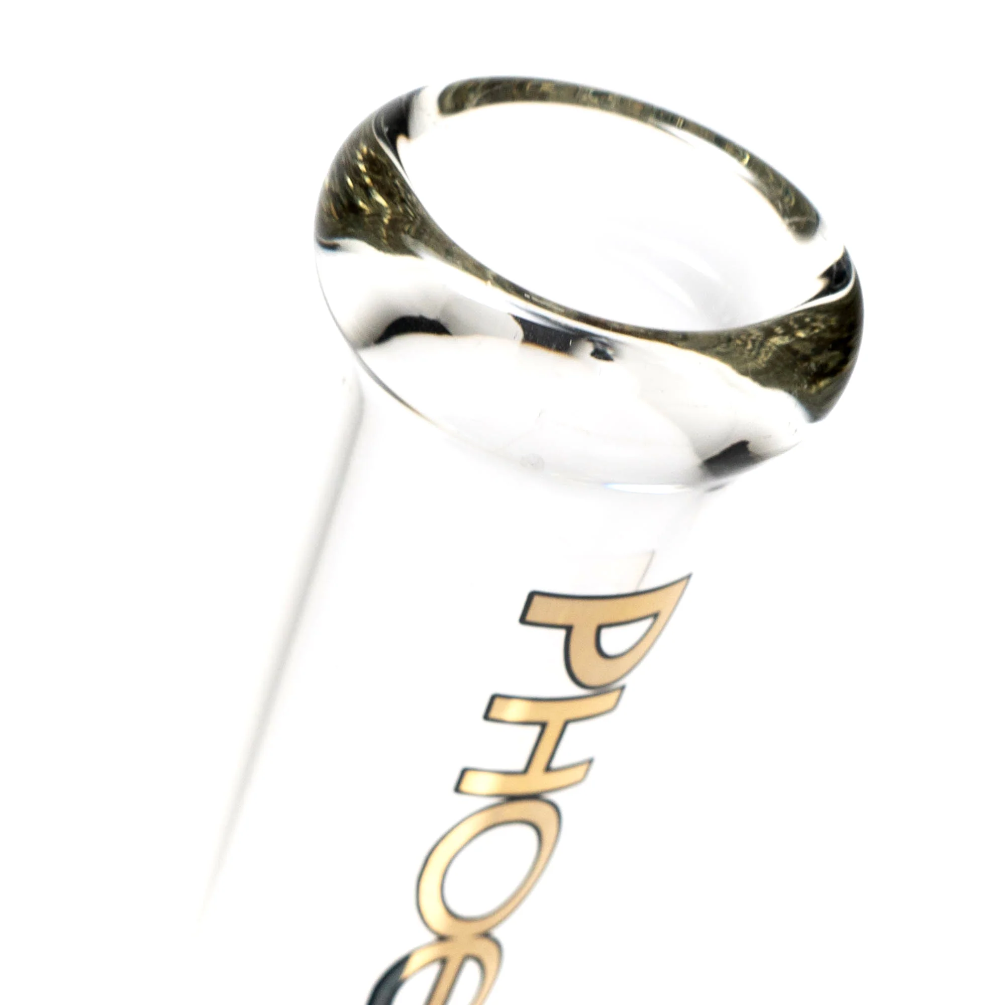 Phoenix Star - 10" Faceted Base Beaker - Black & Gold - Image 7