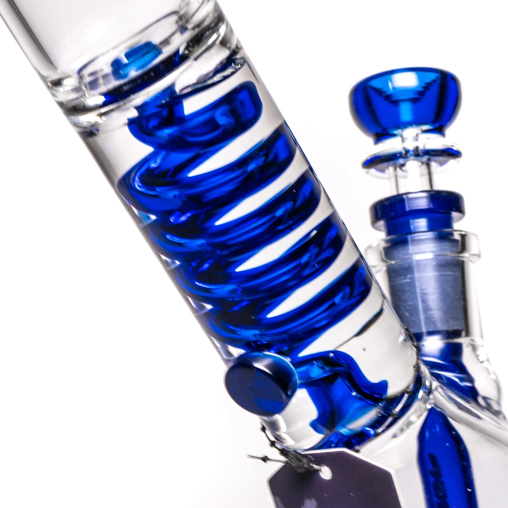 Phoenix Star - 10" Fixed Glycerin Beaker - Blue - Image 2