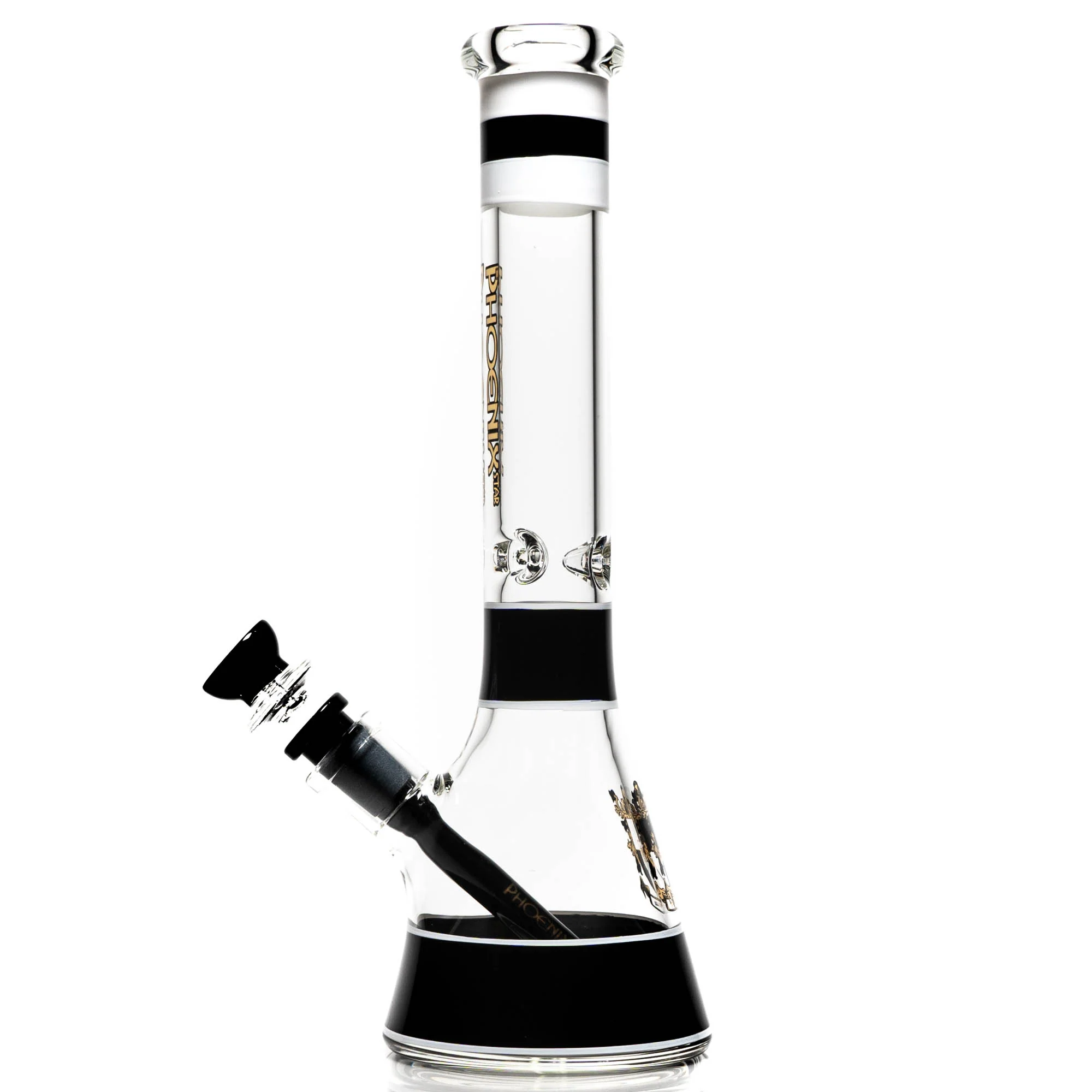 Phoenix Star - 12" Band Beaker - Black & White - Image 2