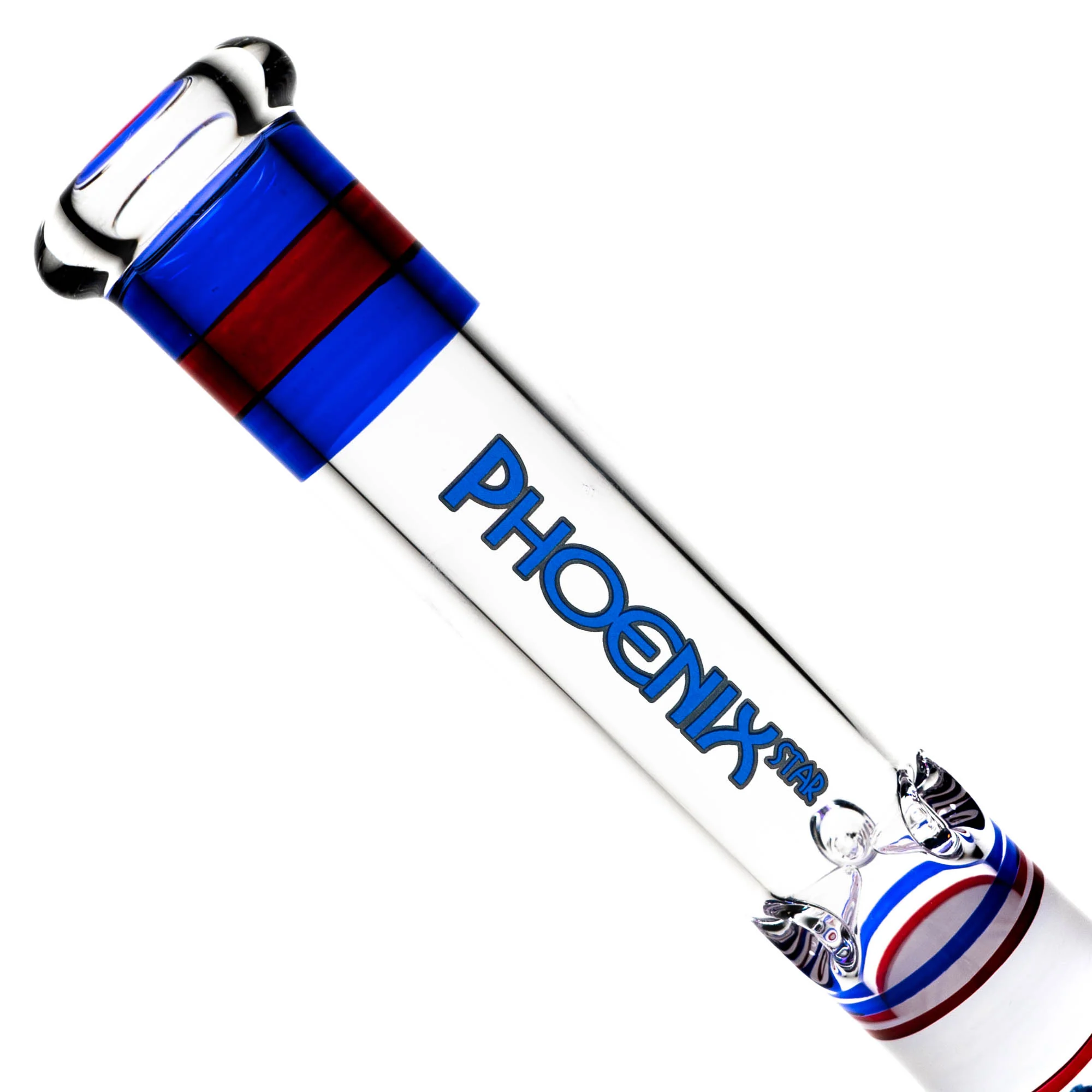 Phoenix Star - 12" Band Beaker - Red, White & Blue - Image 6
