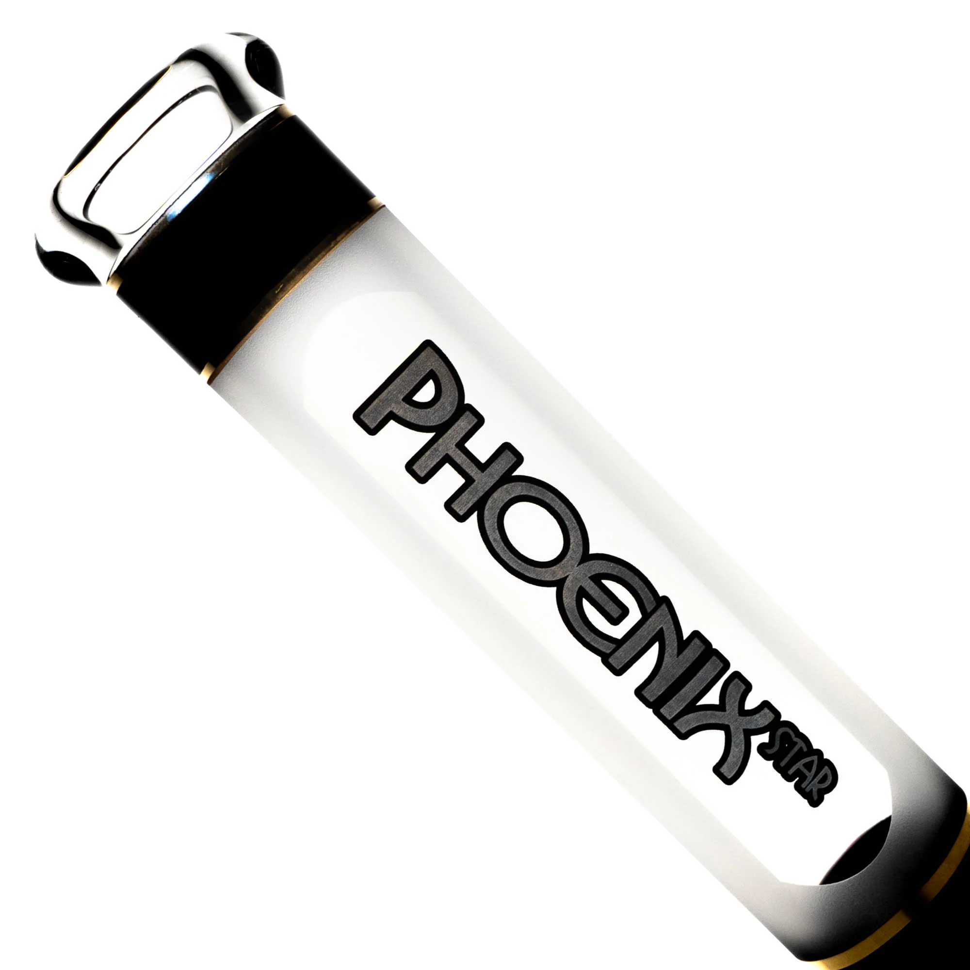 Phoenix Star - 12" Sandblasted Band Beaker - Black & Gold - Image 6