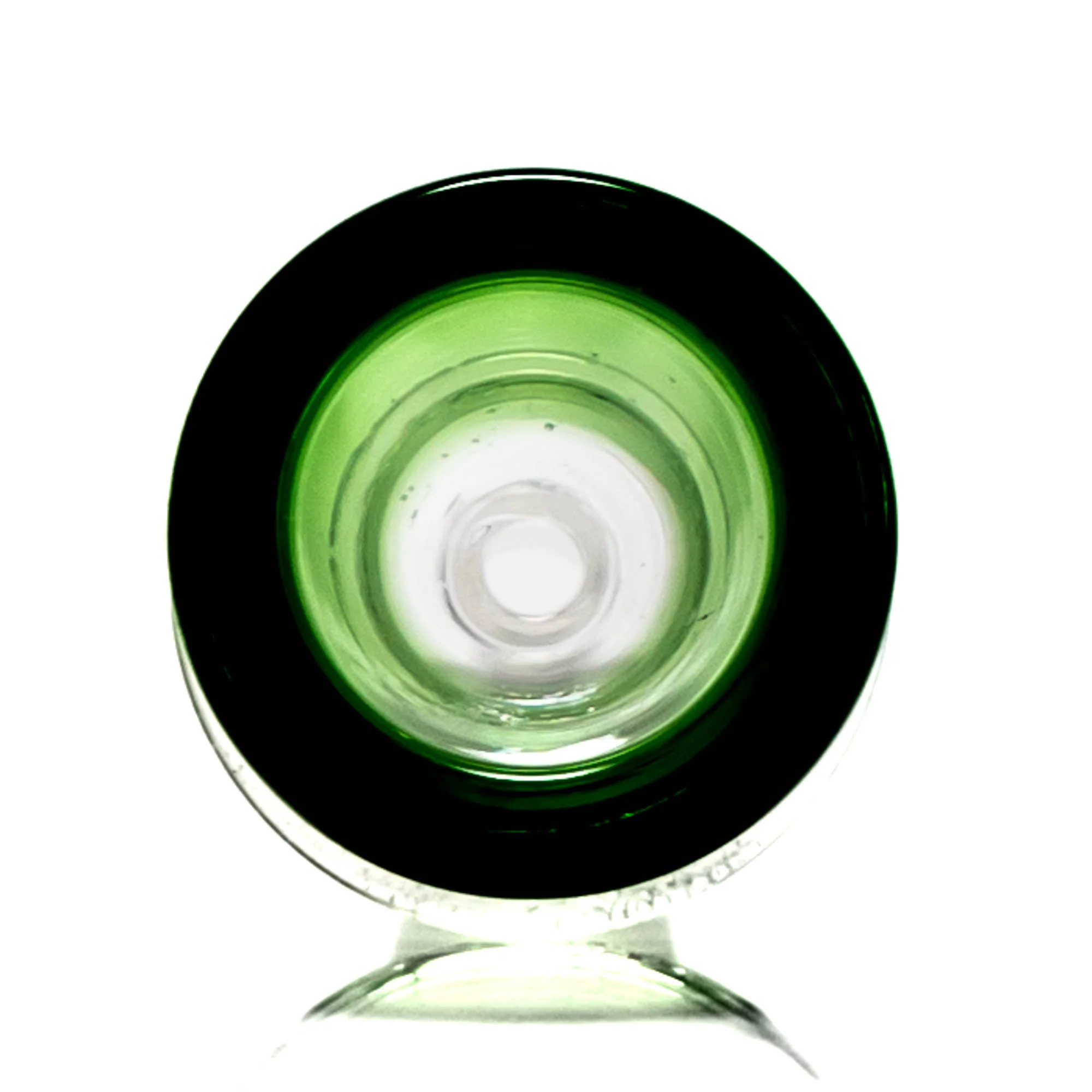 Phoenix Star - 12" Sandblasted Band Beaker - Green & Gold - Image 5