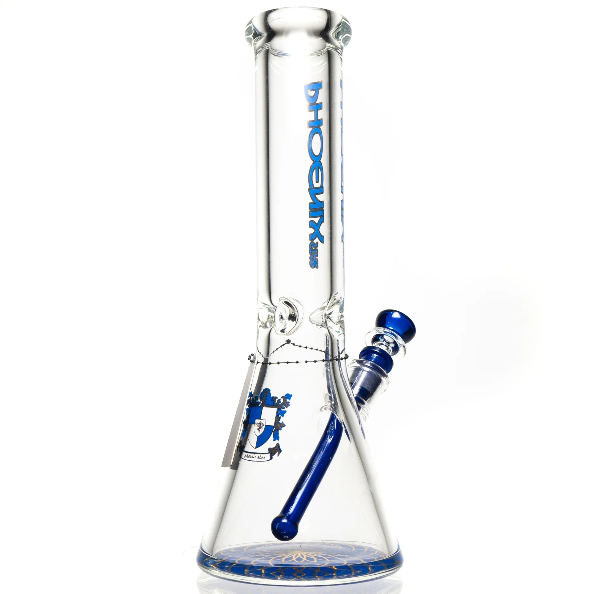 Phoenix Star - 13" Beaker - 9mm - Blue & Gold - Image 2