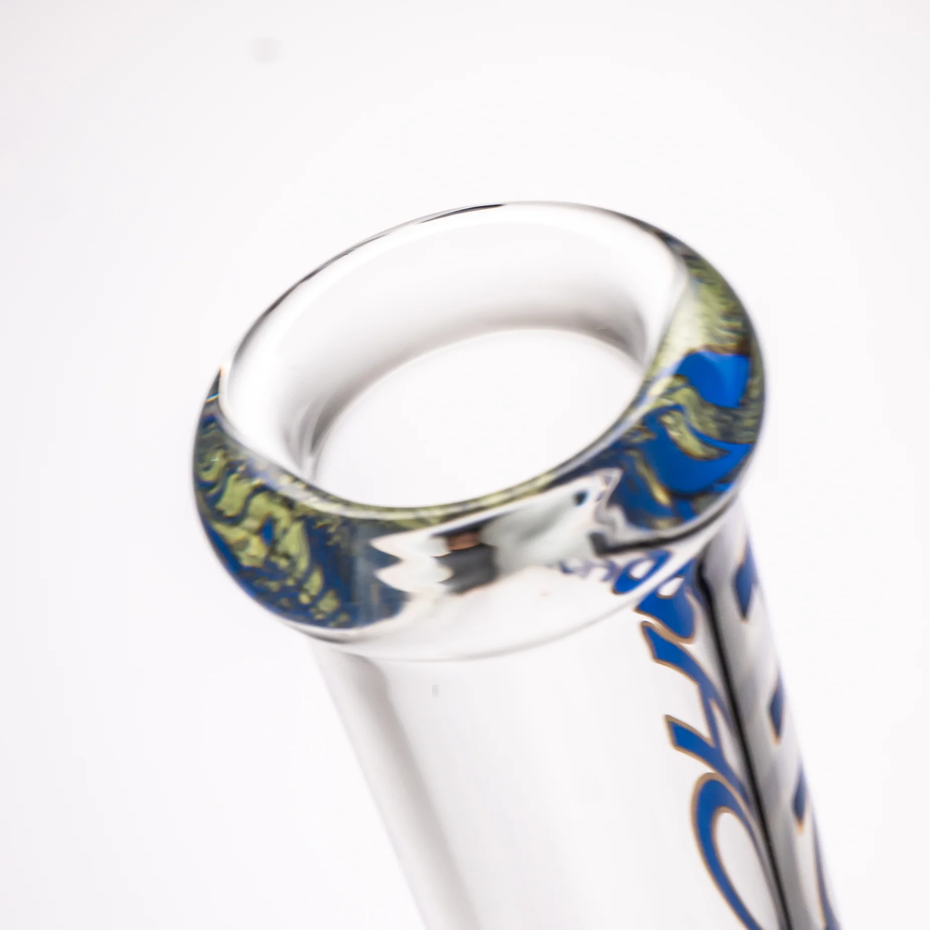 Phoenix Star - 18" Beaker - 7mm - Blue & Gold Label - Image 4