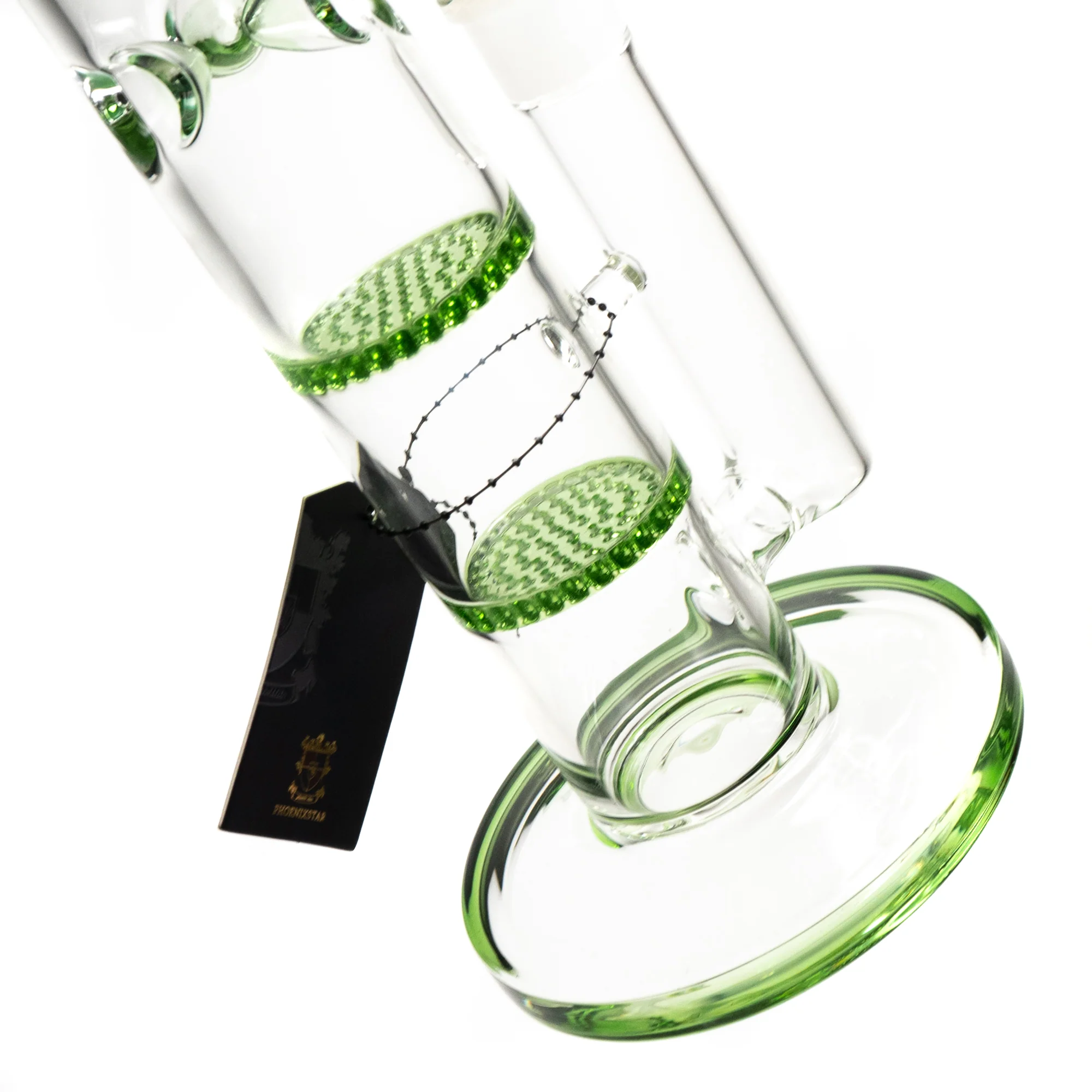 Phoenix Star - 18" Double Honeycomb Straight - Green & Gold - Image 5