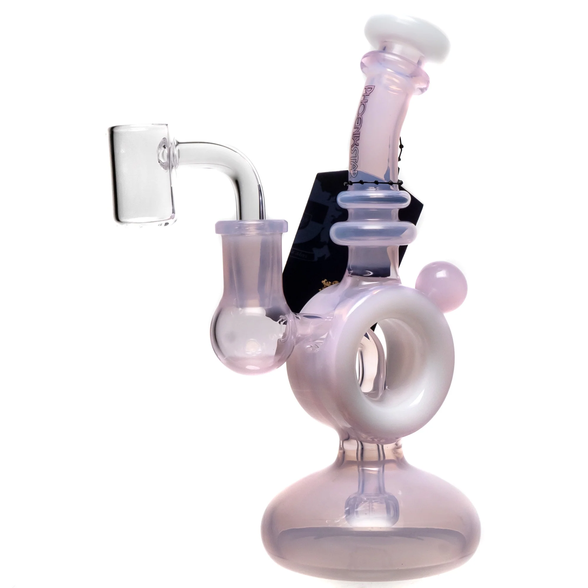 Phoenix Star - Donut Bubbler - Milky Pink & White