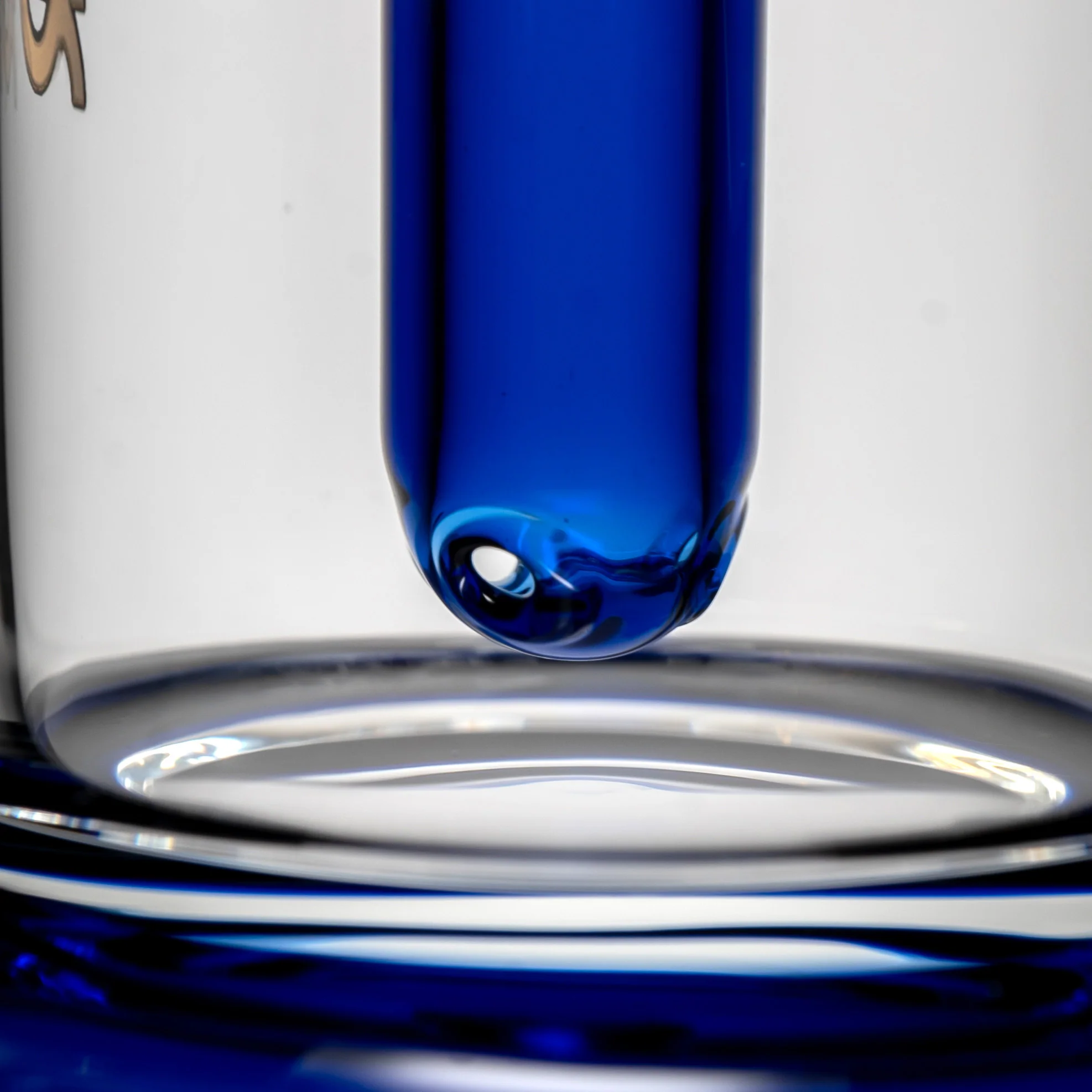 Phoenix Star - Footed Bubbler - Blue Accents - Image 3