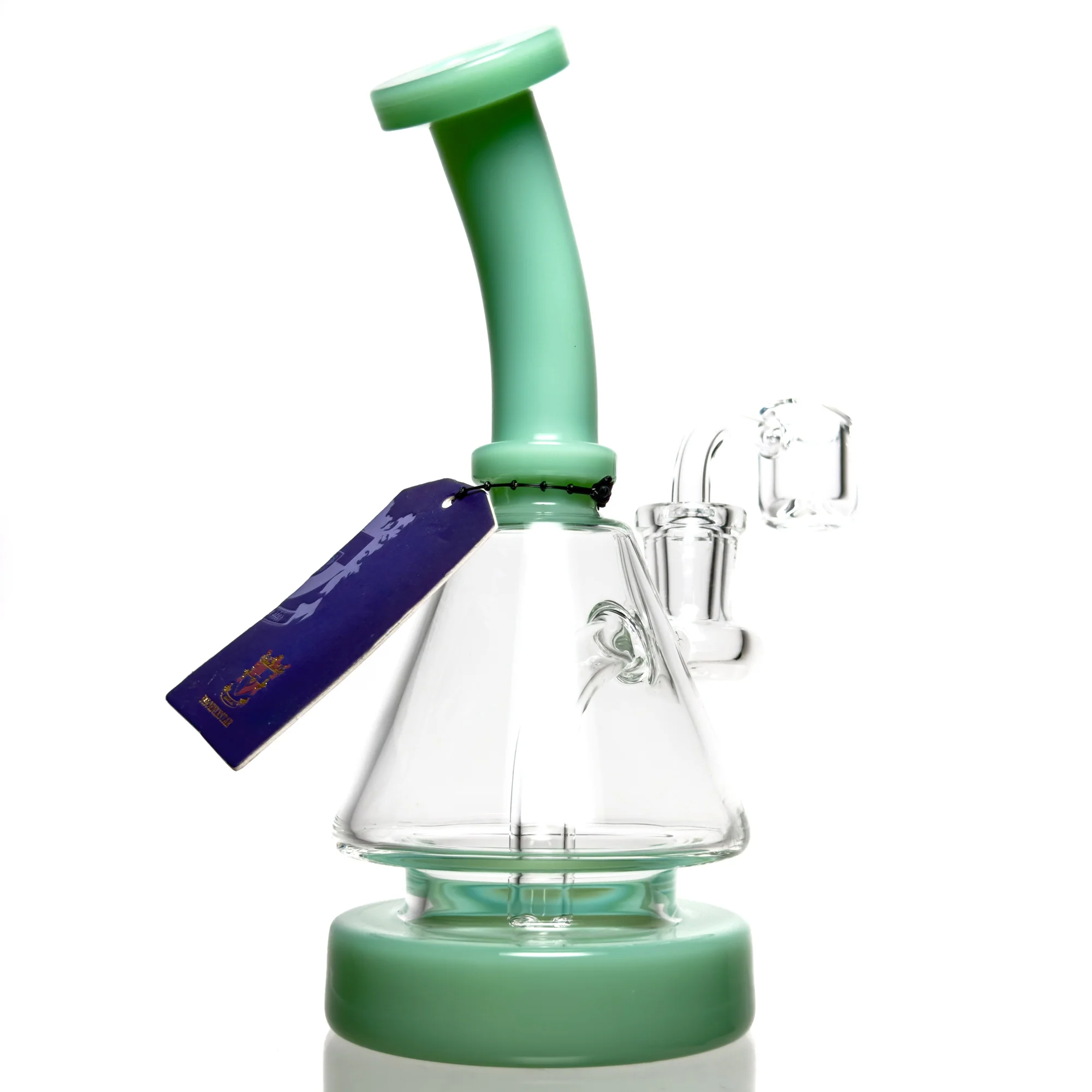 Phoenix Star - Hollow Foot Cone Bubbler - Mint - Image 2