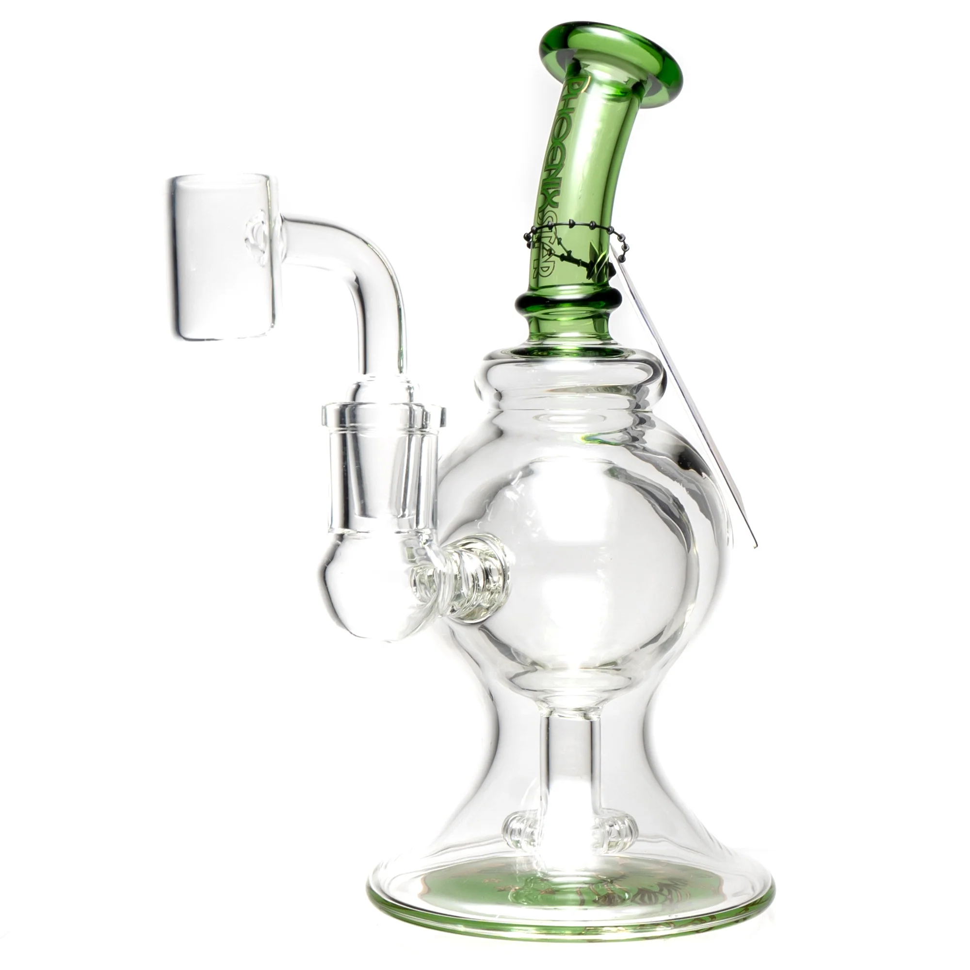 Phoenix Star - Inner Orb Bubbler - Green Accents