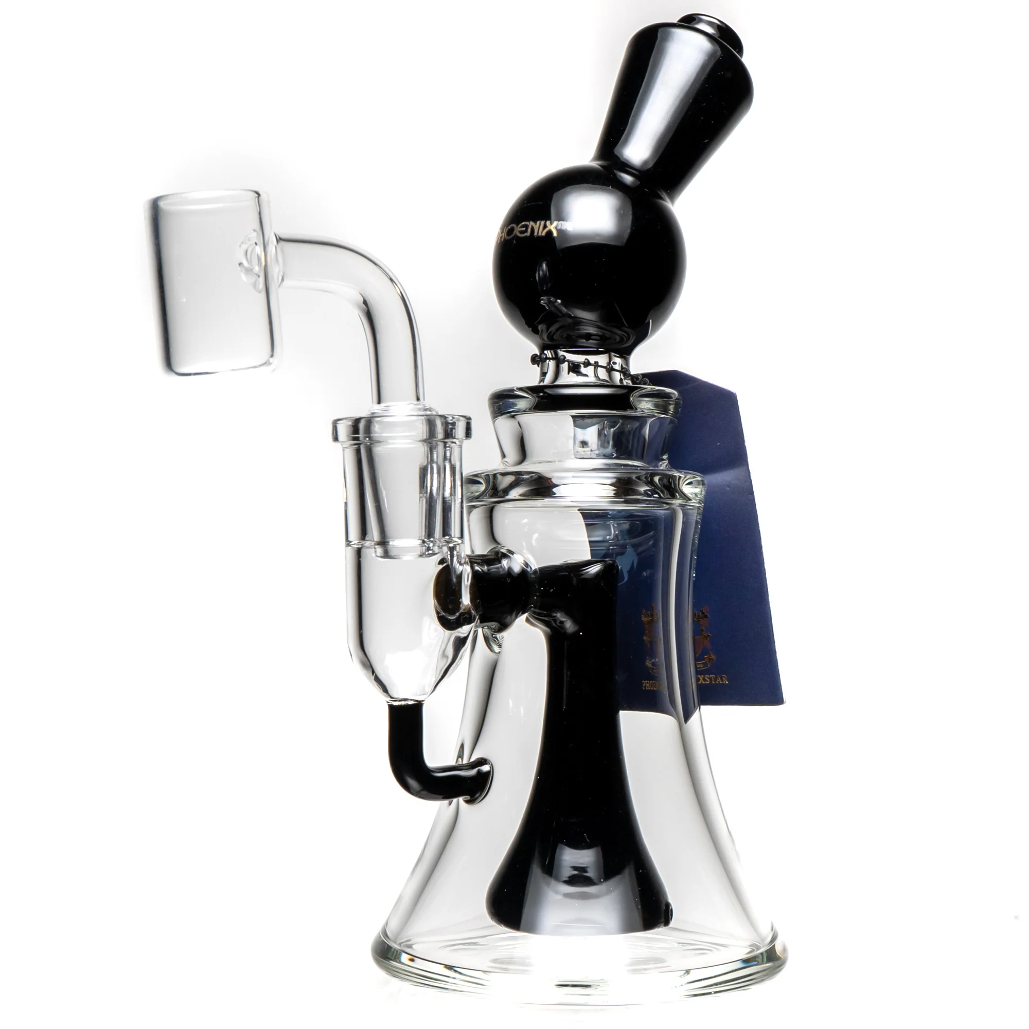 Phoenix Star - Kick Back Neck Bubbler - Black Accents