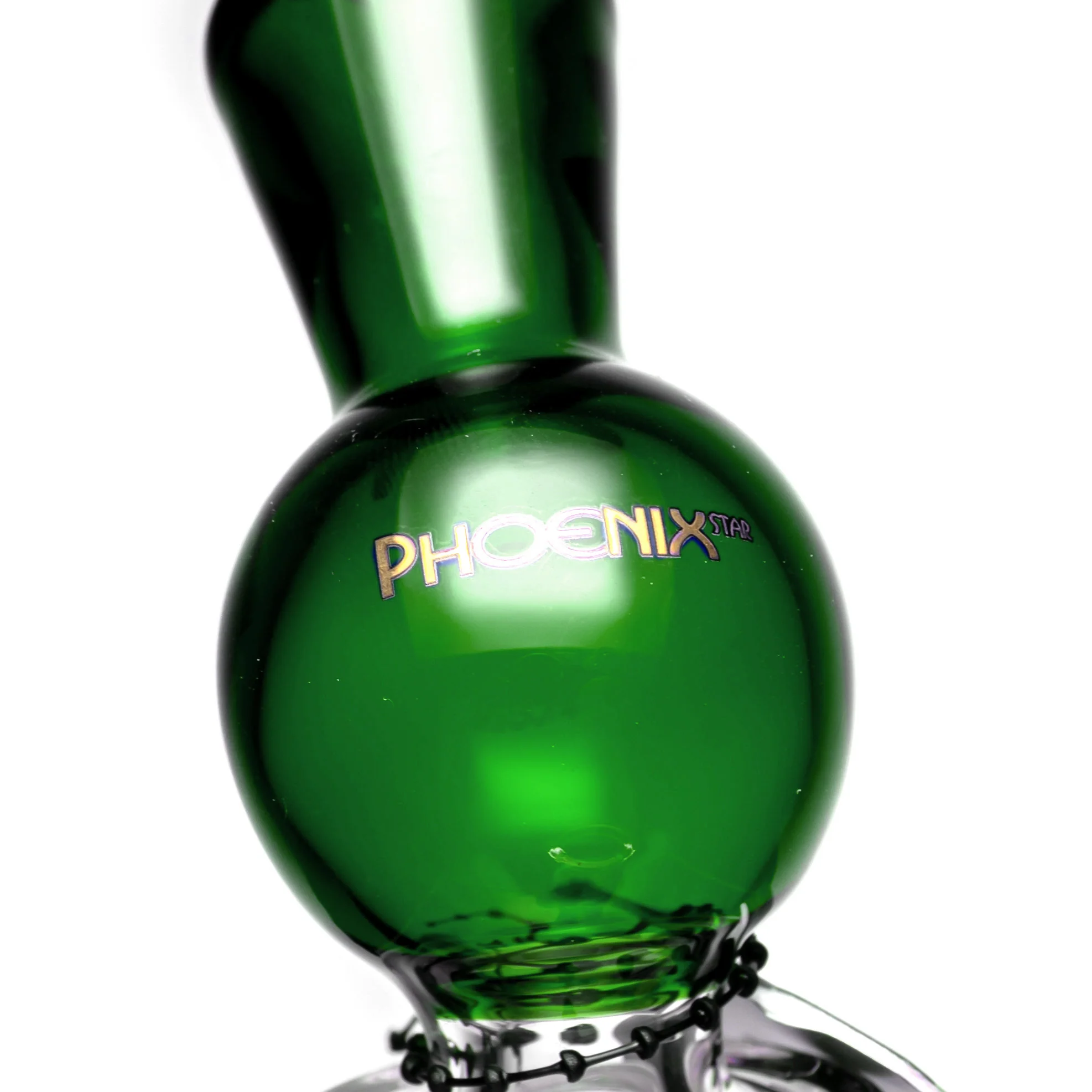 Phoenix Star - Kick Back Neck Bubbler - Green Accents - Image 6