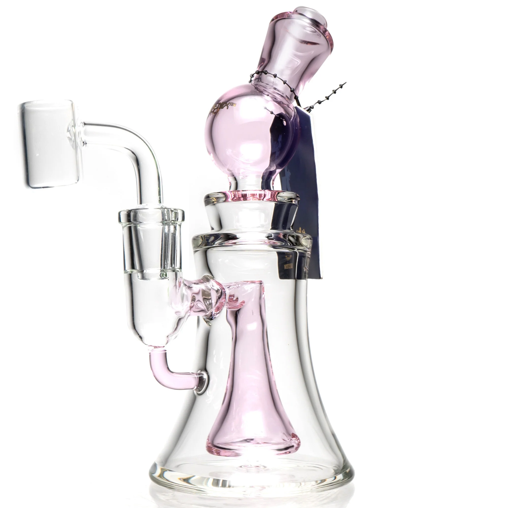 Phoenix Star - Kick Back Neck Bubbler - Pink Accents