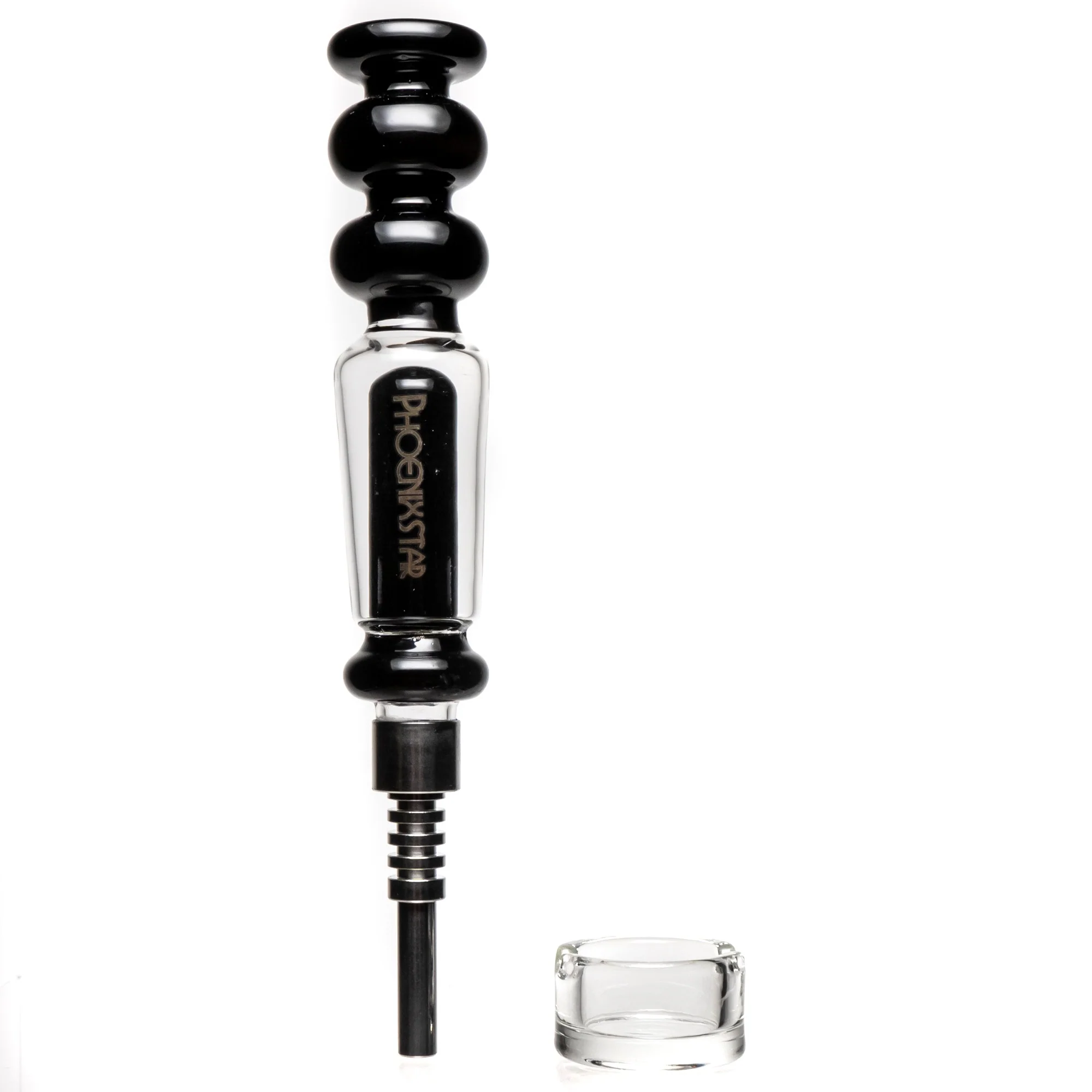 Phoenix Star - Nectar Collector Kit - 14mm - w/ Titanium Tip - Black