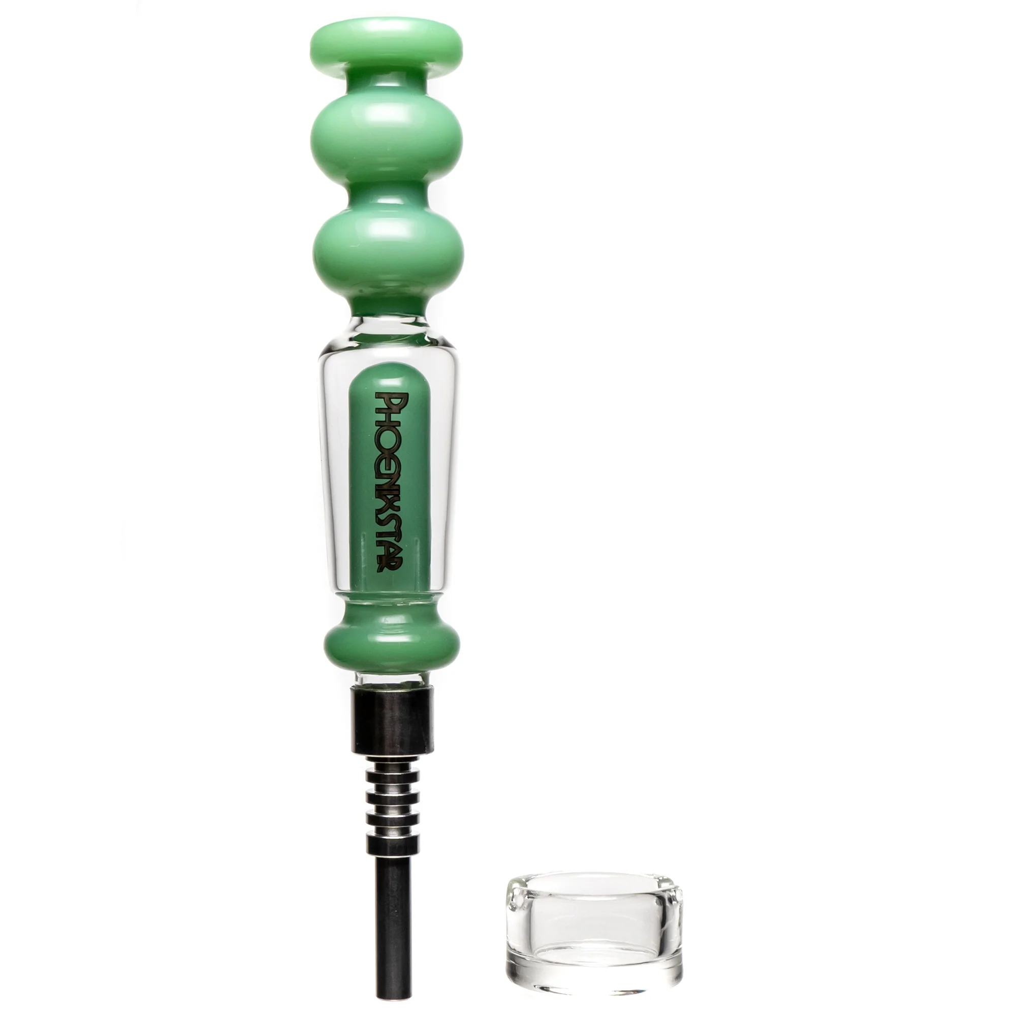 Phoenix Star - Nectar Collector Kit - 14mm - w/ Titanium Tip - Jade Green