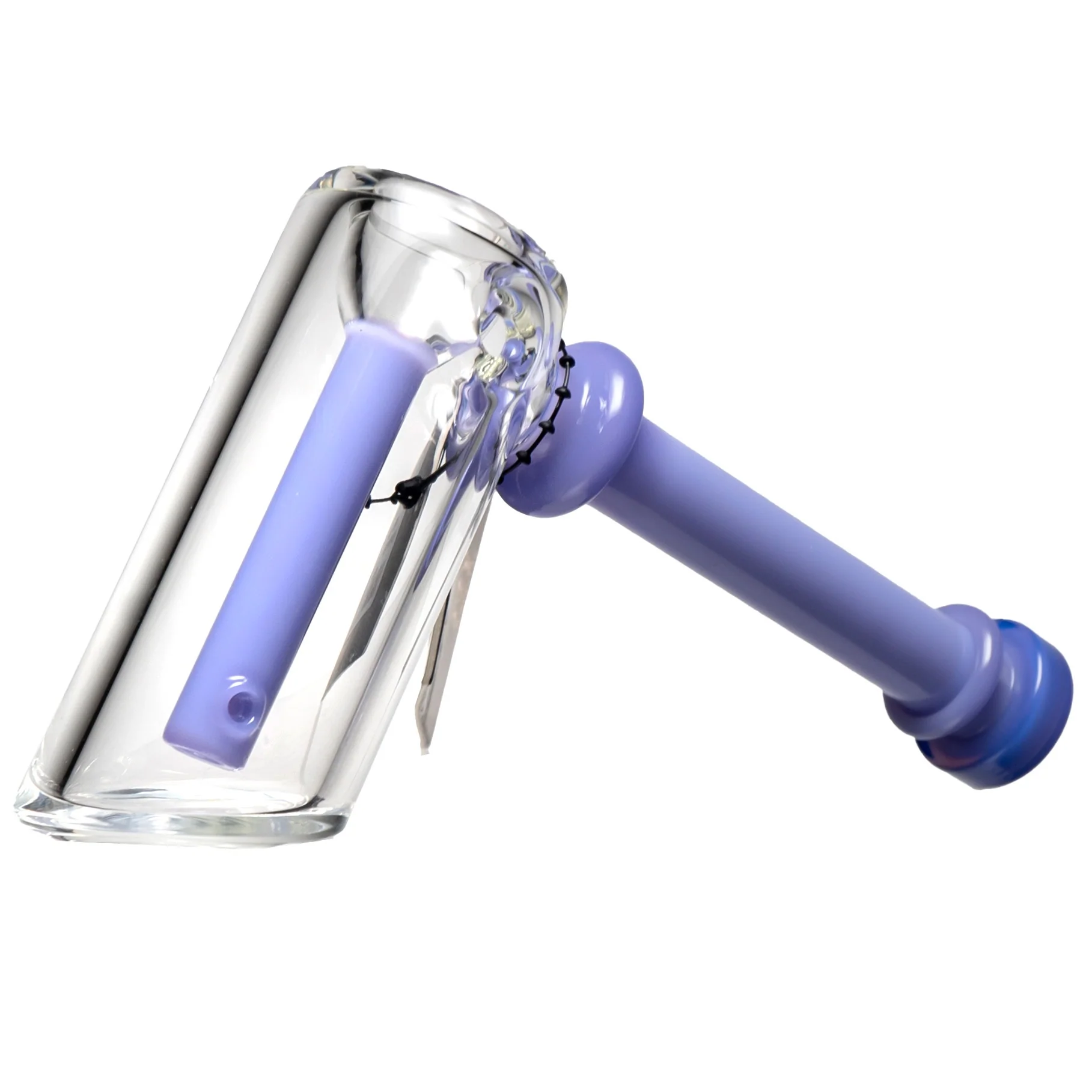 Phoenix Star - Stem Bubbler - Milky Purple Accents