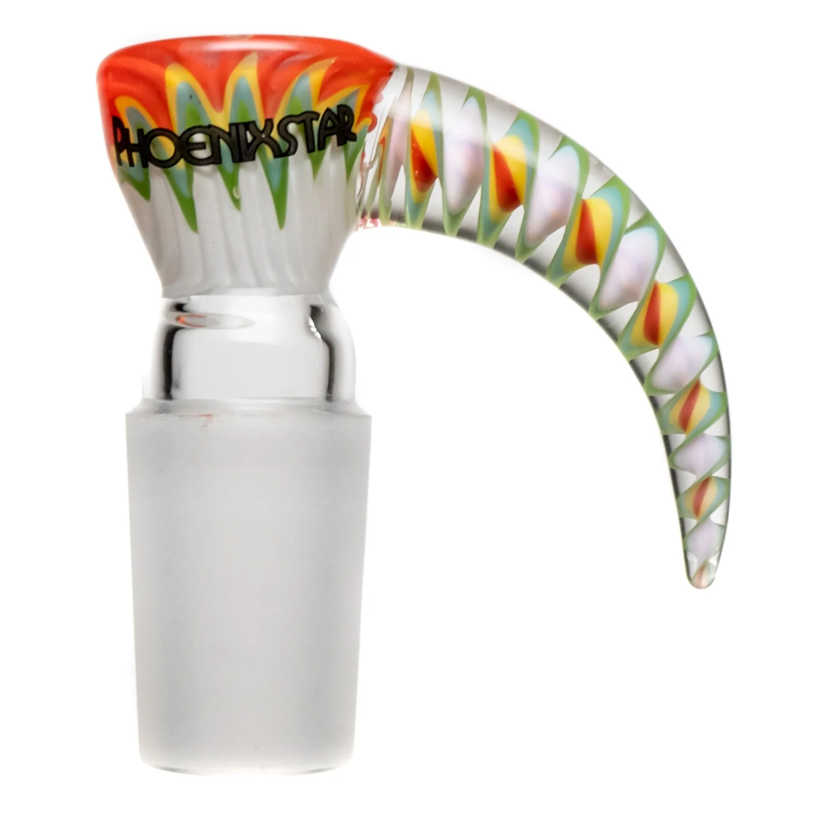 Phoenix Star - Worked Slide - 18mm - Rainbow & White Wag