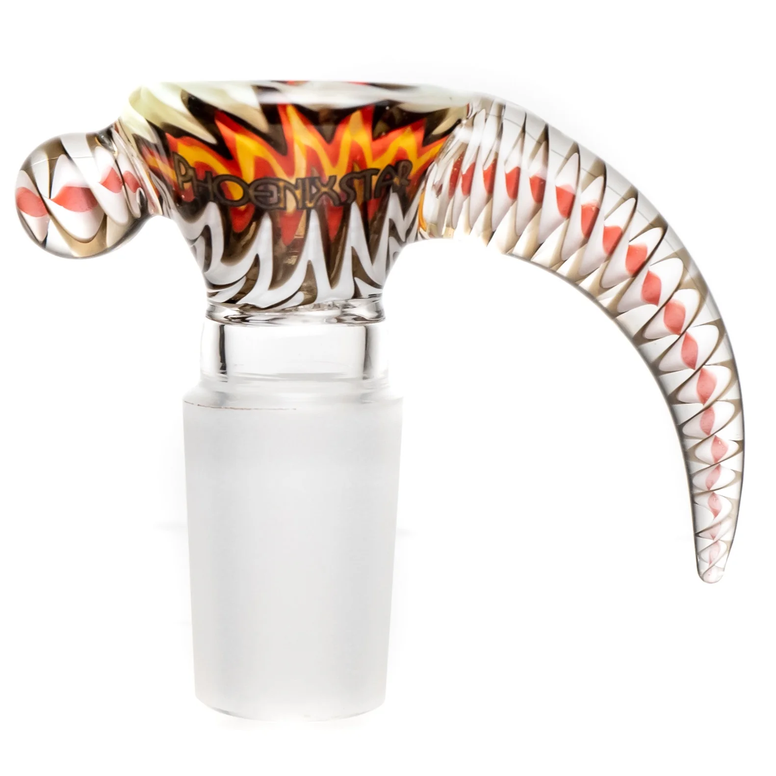 Phoenix Star - Worked Slide - Multi Hole - 18mm - Red, White & Mint Wag