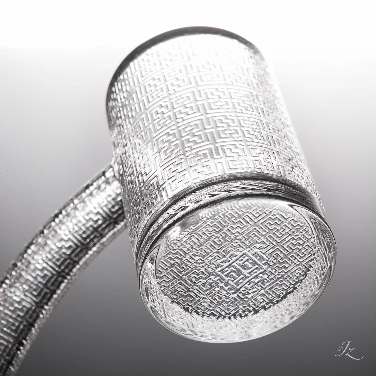 Quave CB - Flat Top Banger Tessellated - XXL - 14mm Male 45º Beveled - Image 4