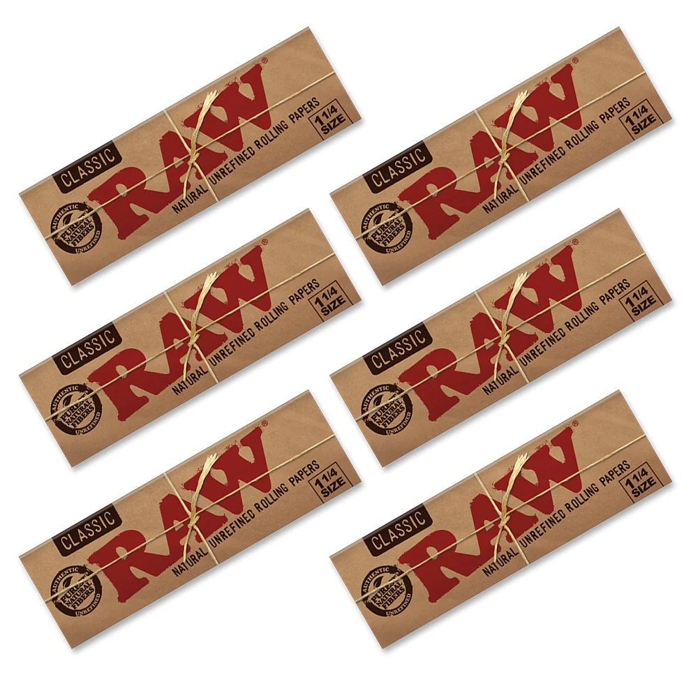 RAW - Classic 1.25 - 50 Papers - 6 Packs
