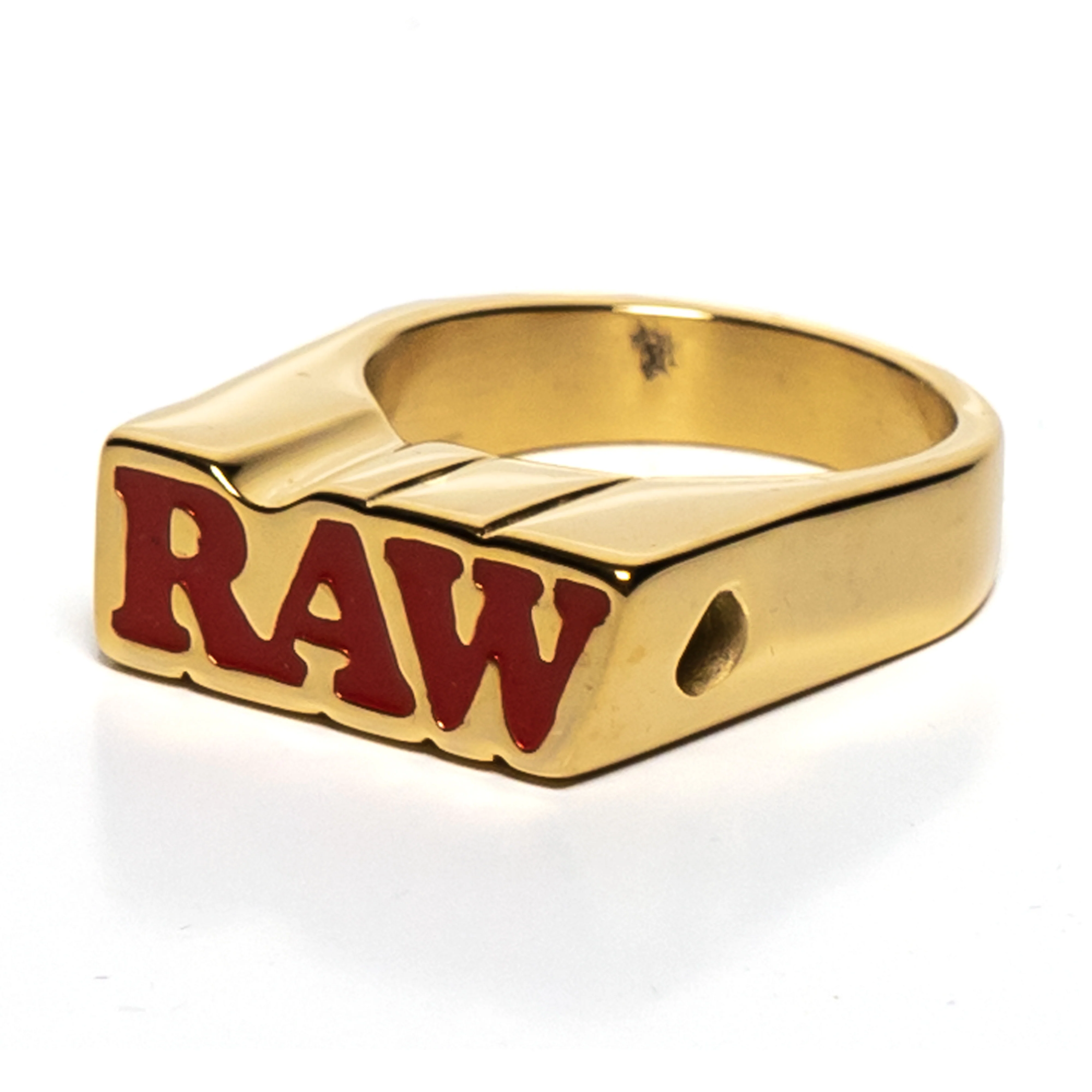 RAW - Gold Smoker Ring - Size 8