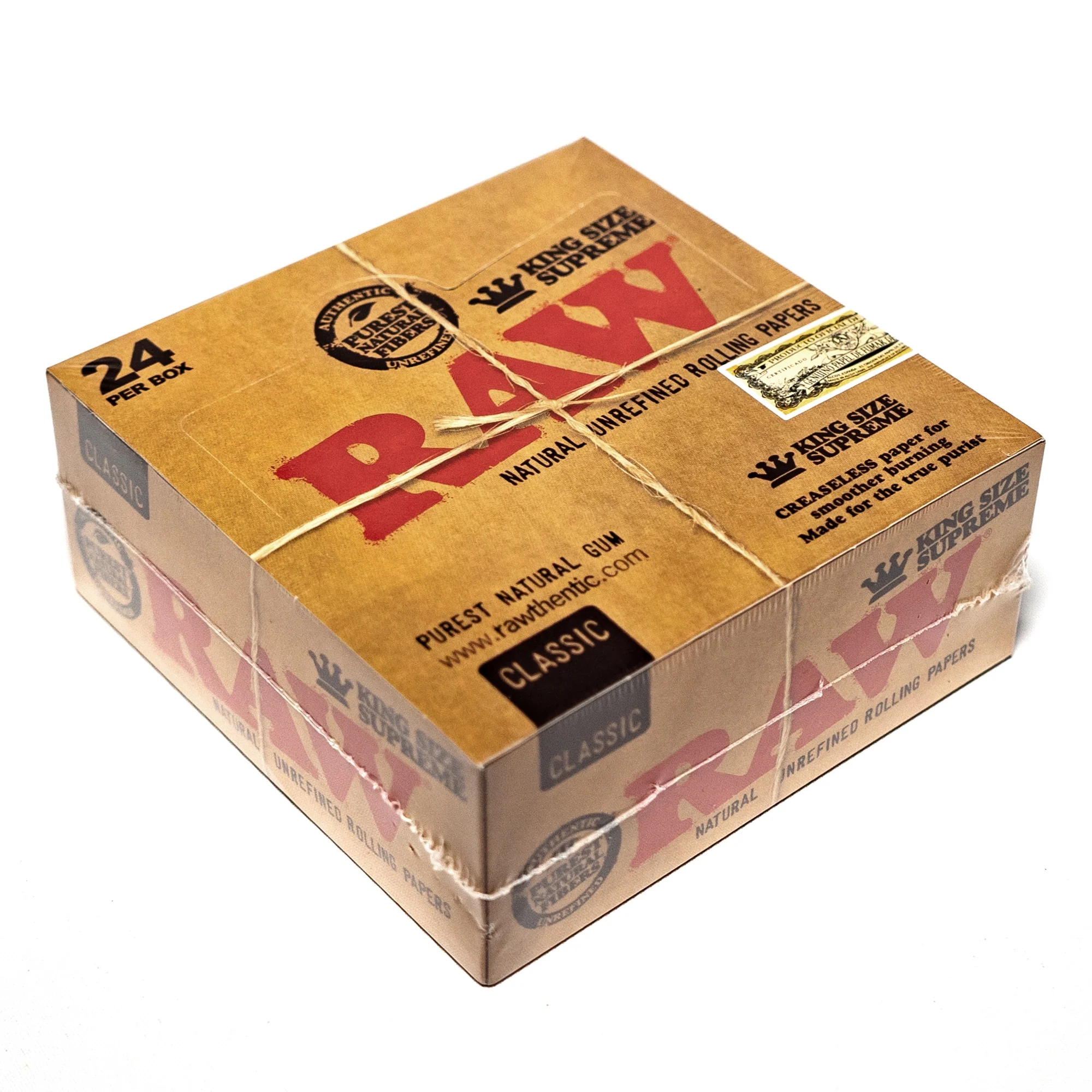 RAW - King Size Classic Supreme - 24 Pack Box