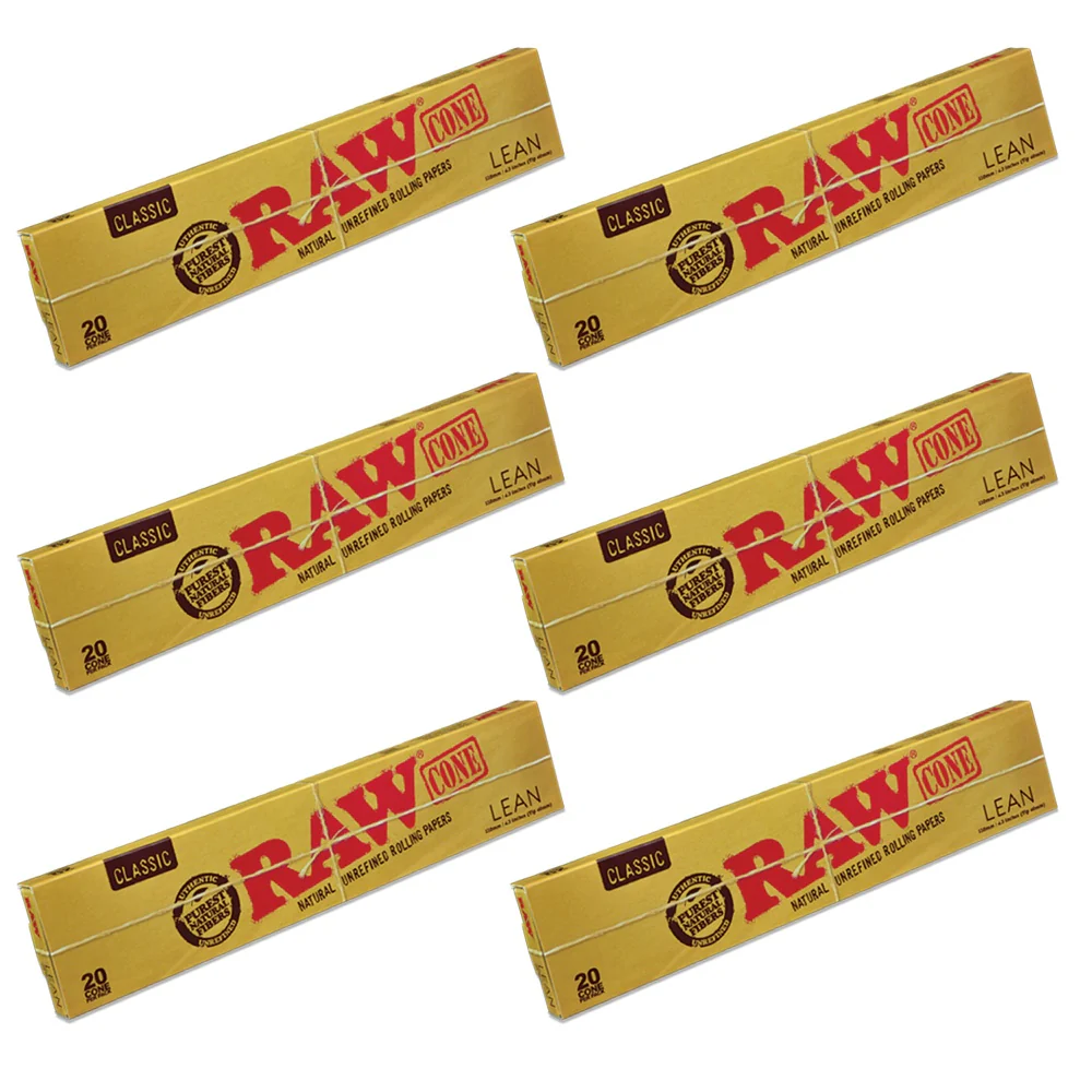 RAW - Lean - 20 Cones - 6 Packs