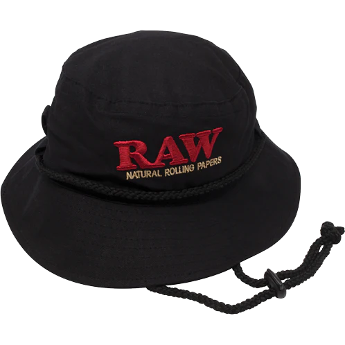 RAW - Smokermans Bucket Hat - Medium - Black