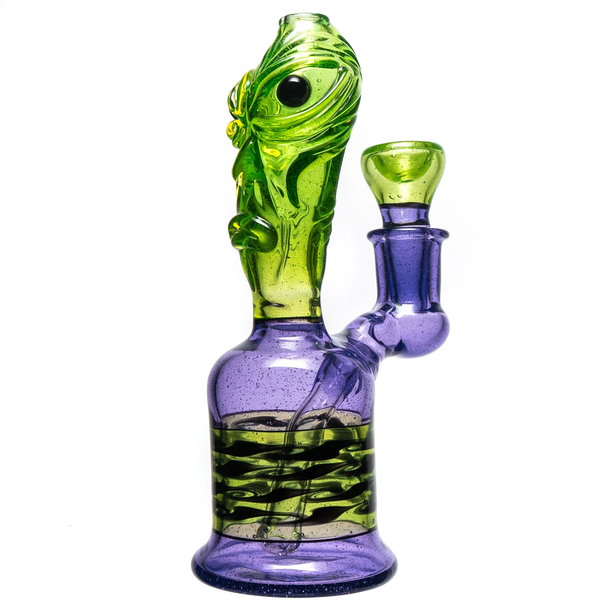 Red Nose - Alien Bubbler - UV Illuminati & Purple Rain