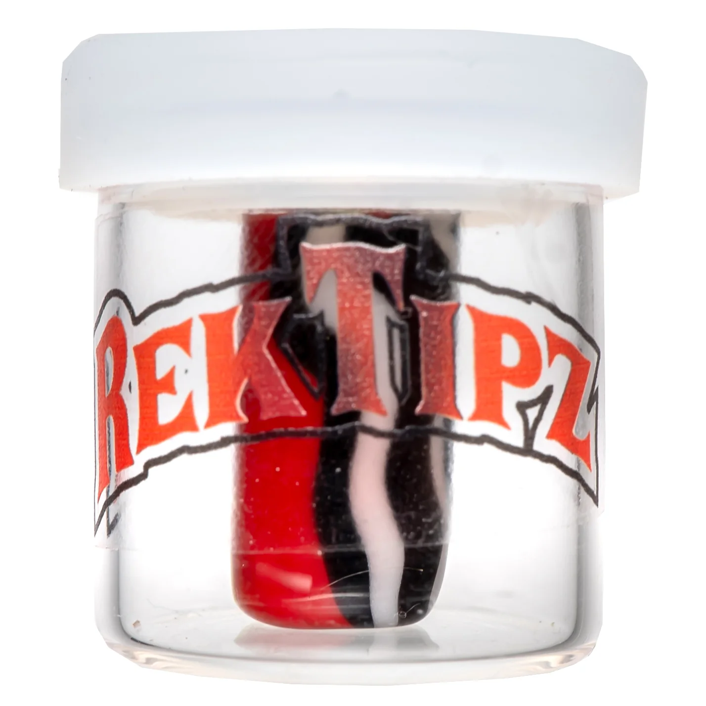 RekTipz - Glass Tip - 10mm - Jailhouse Rasta - Image 4