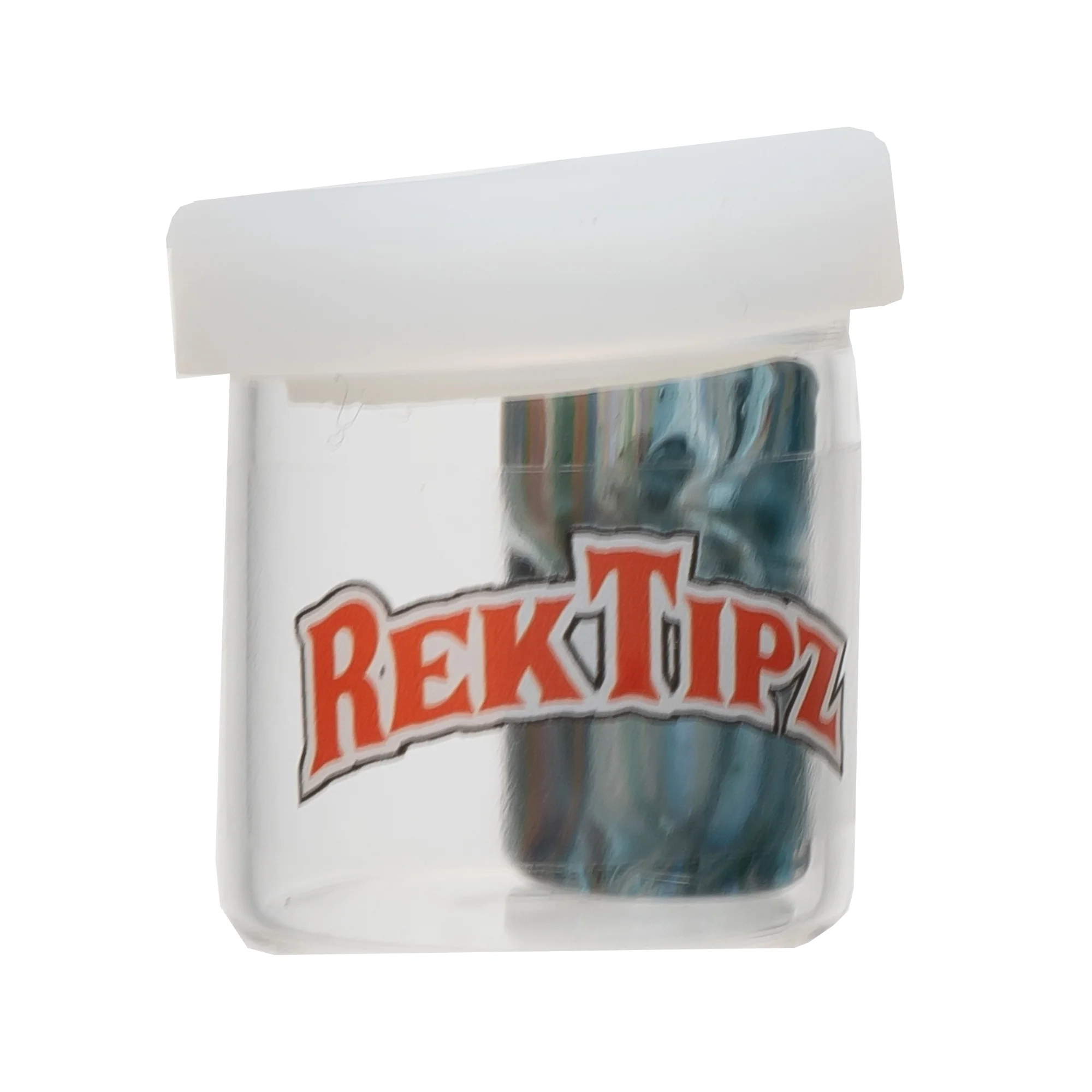 RekTipz - Glass Tip - 11mm - Blue Sparkle Multi Color - Image 3