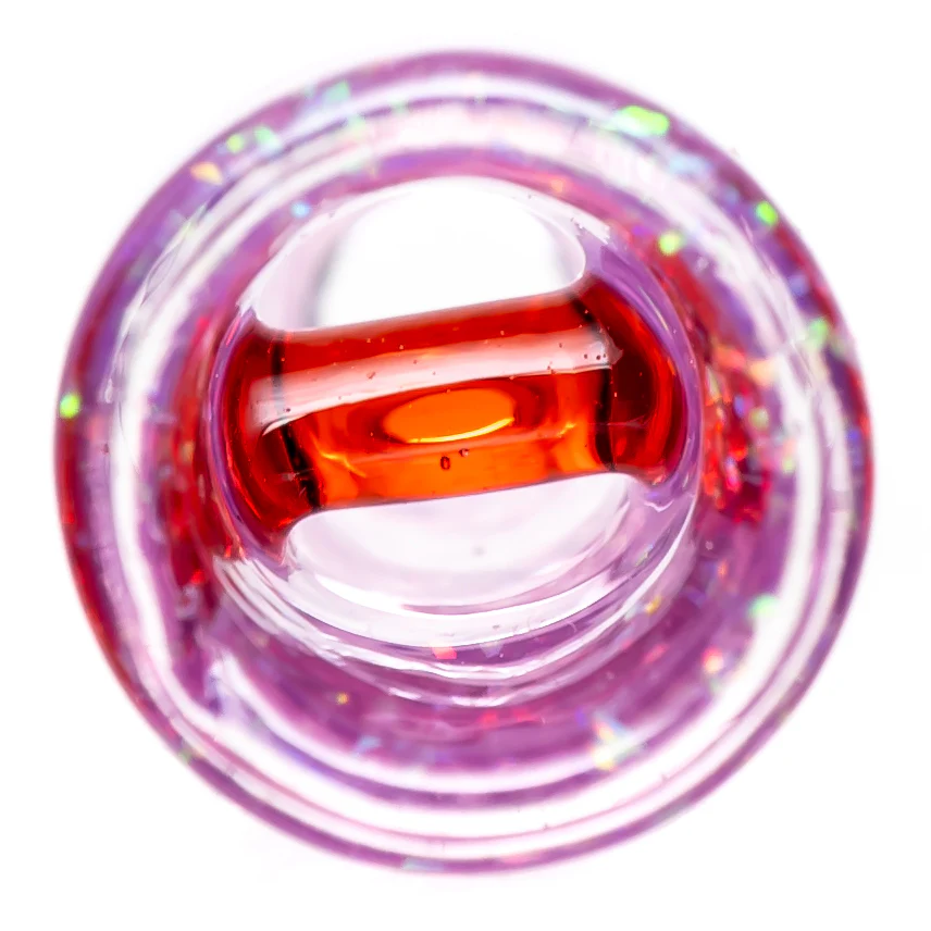RekTipz - Glass Tip - 11mm - Cropal Pink Slyme w/ Red - Image 2