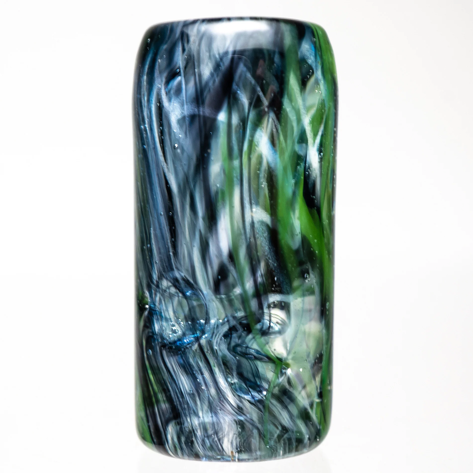 RekTipz - Glass Tip - 11mm - Dark Blue & Green w/ UV