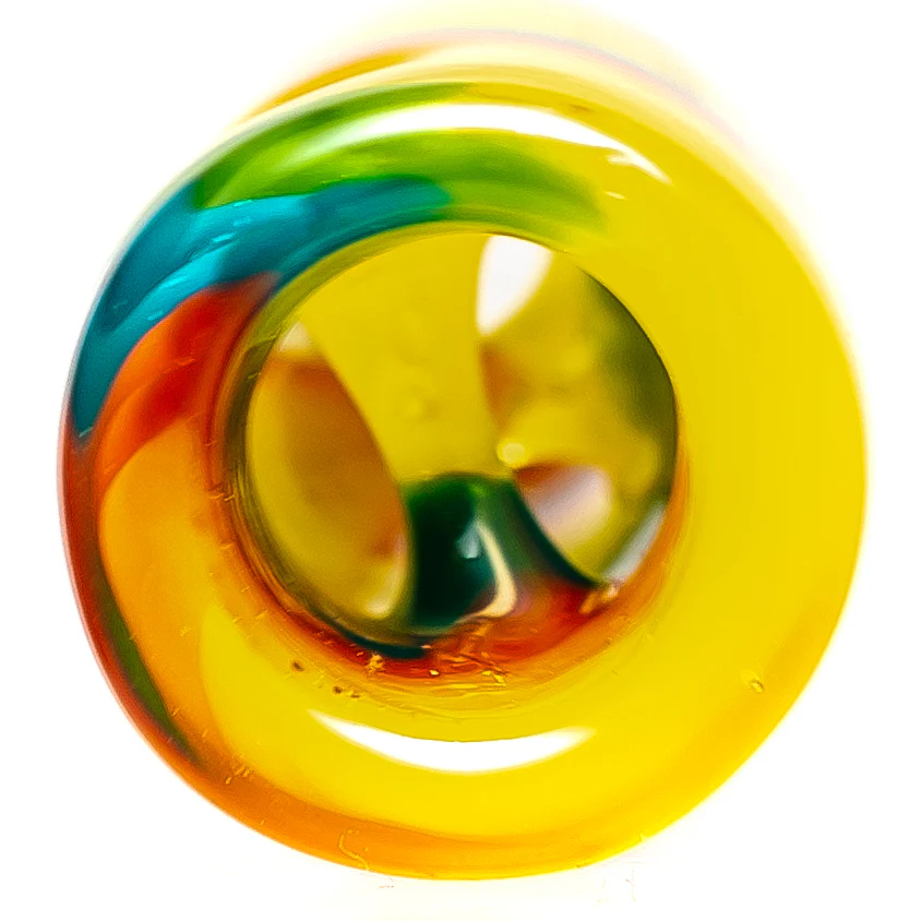 RekTipz - Glass Tip - 11mm - Fruit Stripe Swirl - Image 3