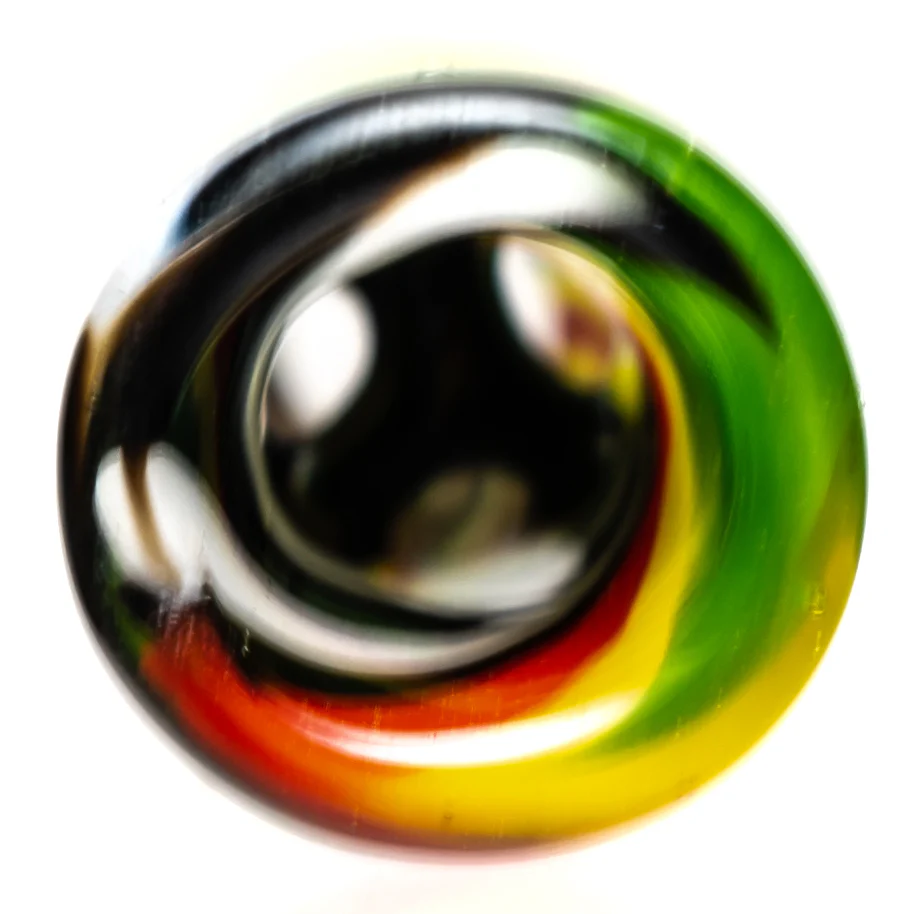 RekTipz - Glass Tip - 11mm - Rasta Jailhouse - Image 3