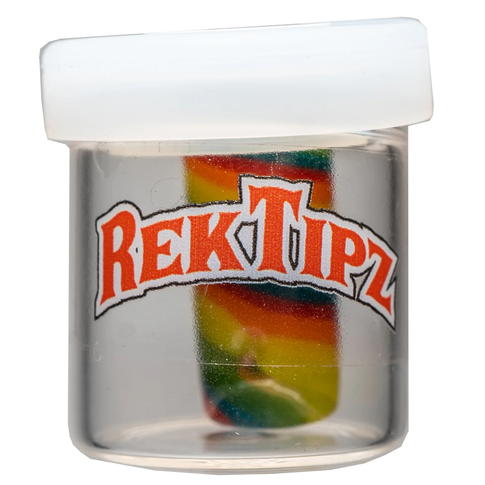 RekTipz - Glass Tip - 11mm - Rasta Jailhouse - Image 4