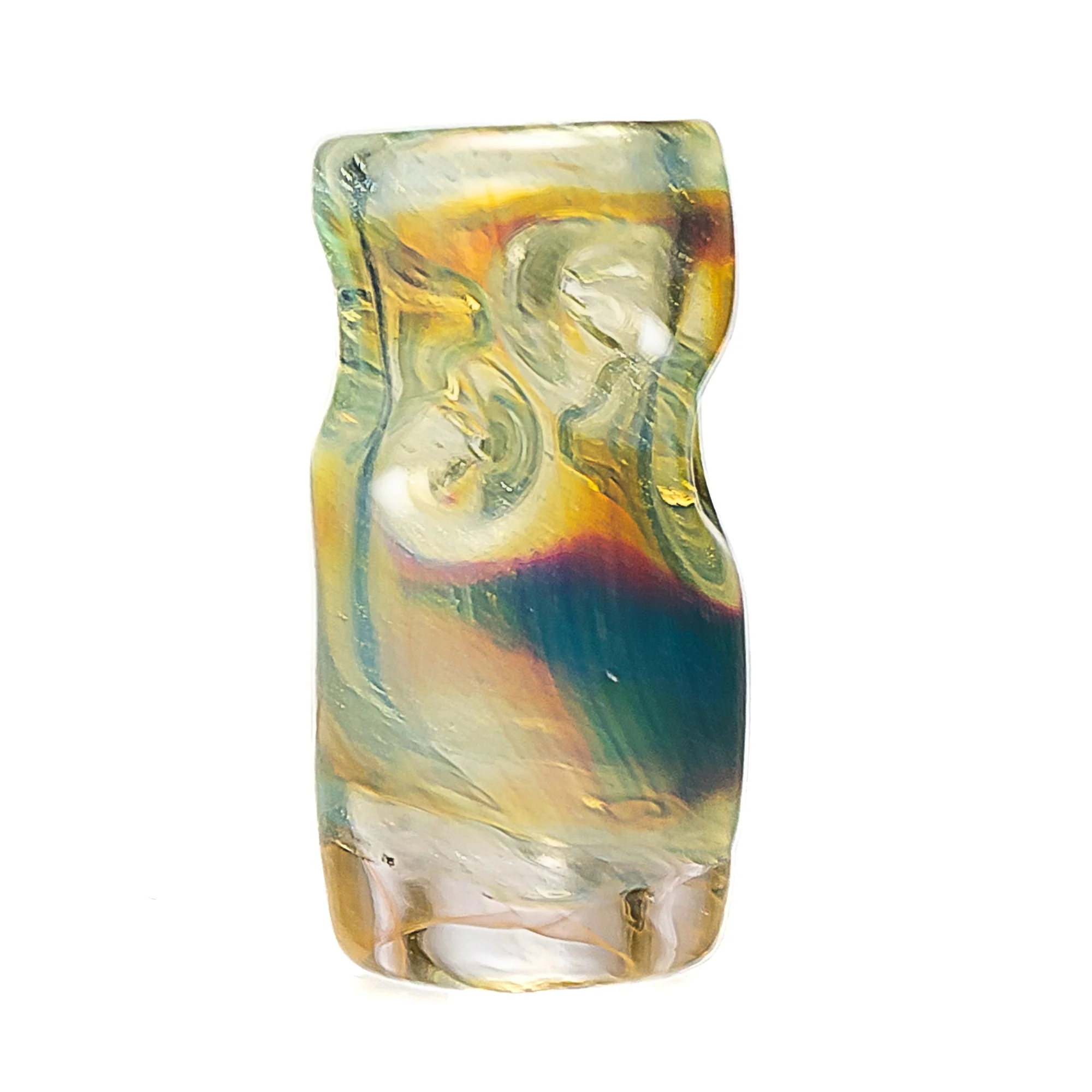 RekTipz - Glass Tip - 11mm - Sparkle Fume w/ Streak - Image 2