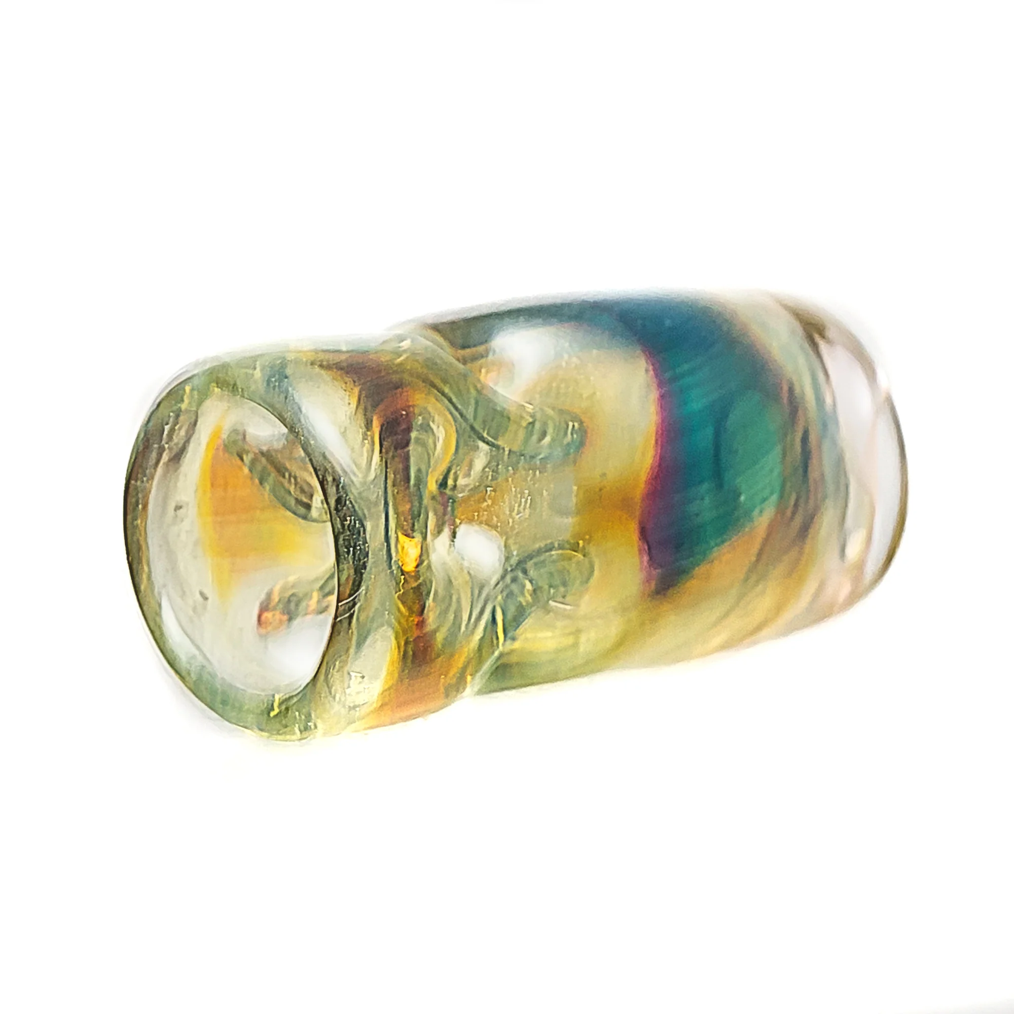 RekTipz - Glass Tip - 11mm - Sparkle Fume w/ Streak - Image 3